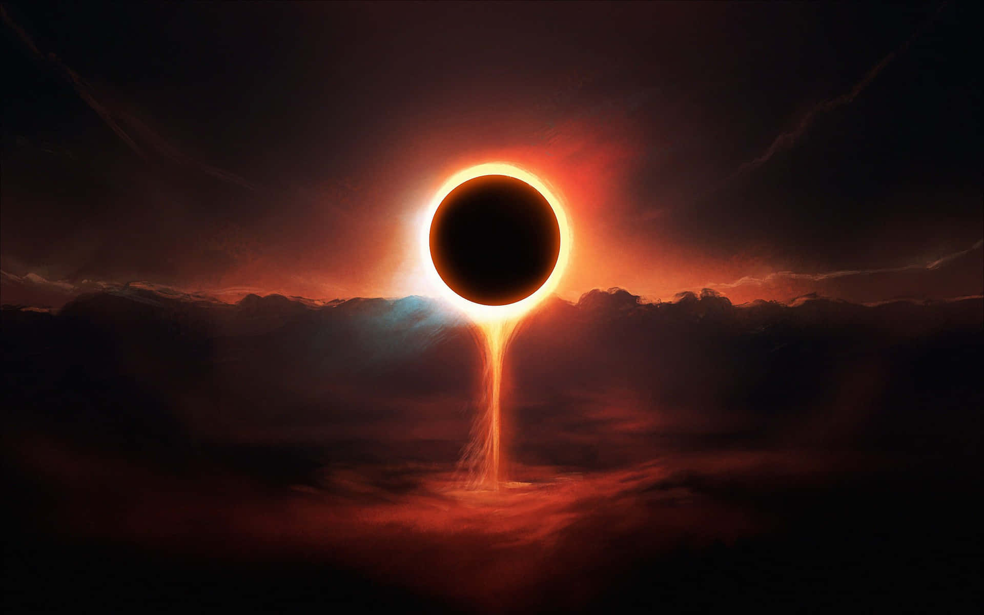 1920x1200 Download Black Hole Sun, marvel at the beauty of space Wallpaper