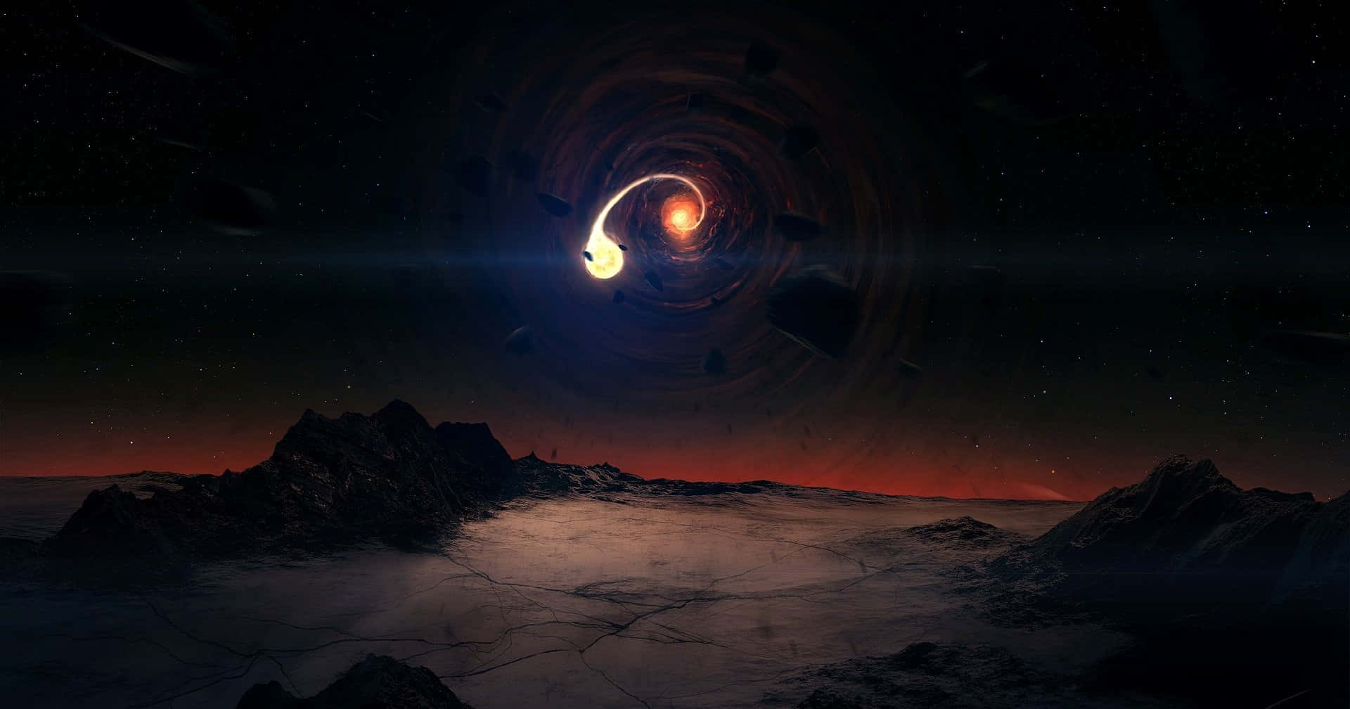 1920x1008 Download Black Hole Sun Wallpaper