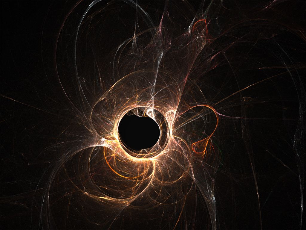 1024x768 Black Hole Sun Wallpaper