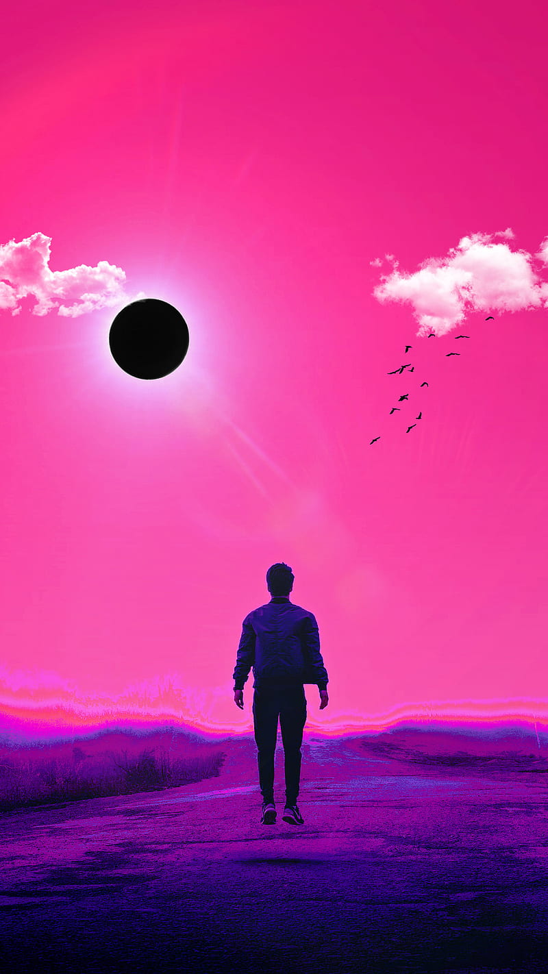 800x1422 Black Hole Sun, Braxxaz, California, Clouds, Color, Digital, Digital Manipulation, HD Phone Wallpaper