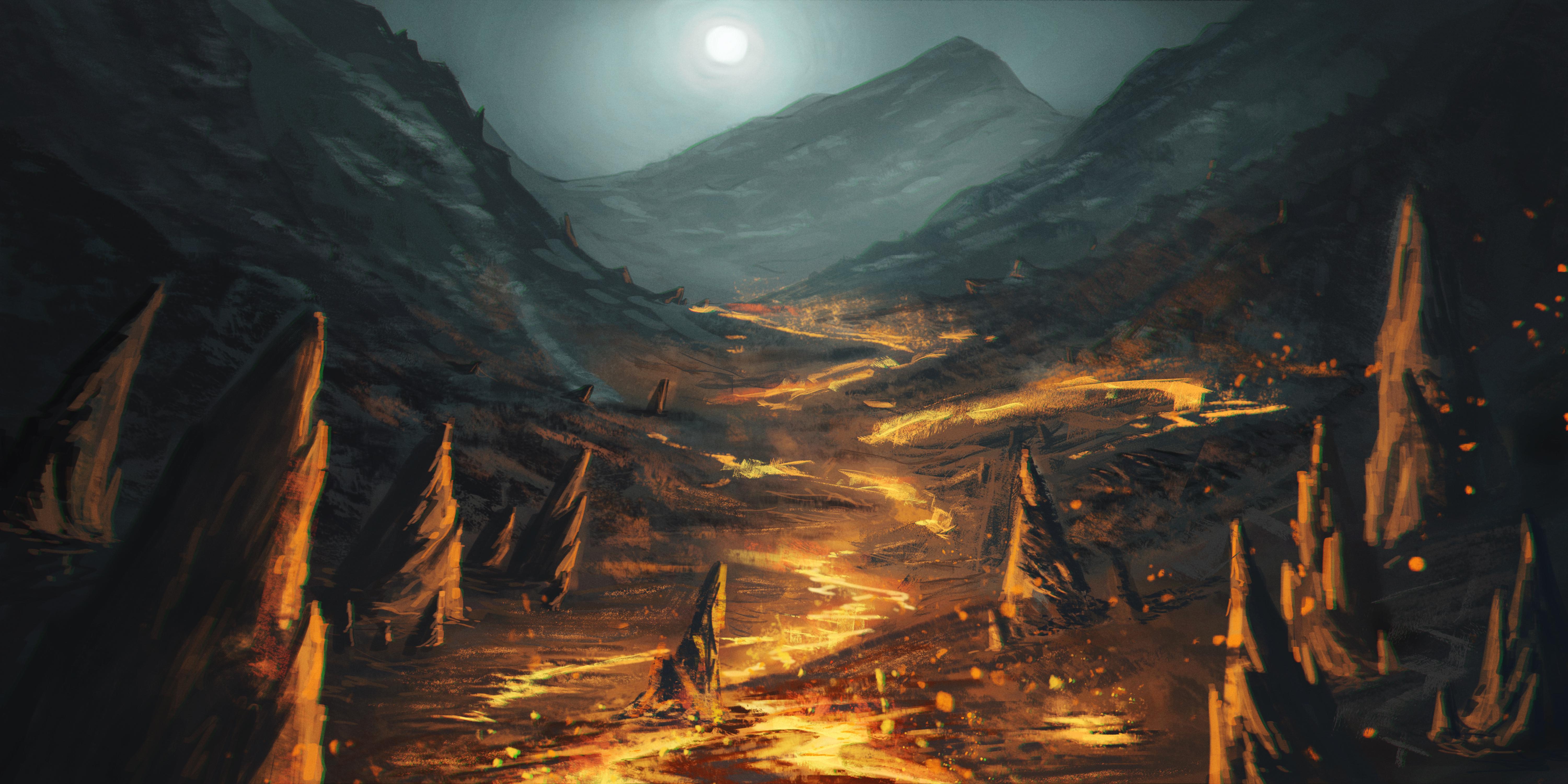 6000x3000 A little hellscape