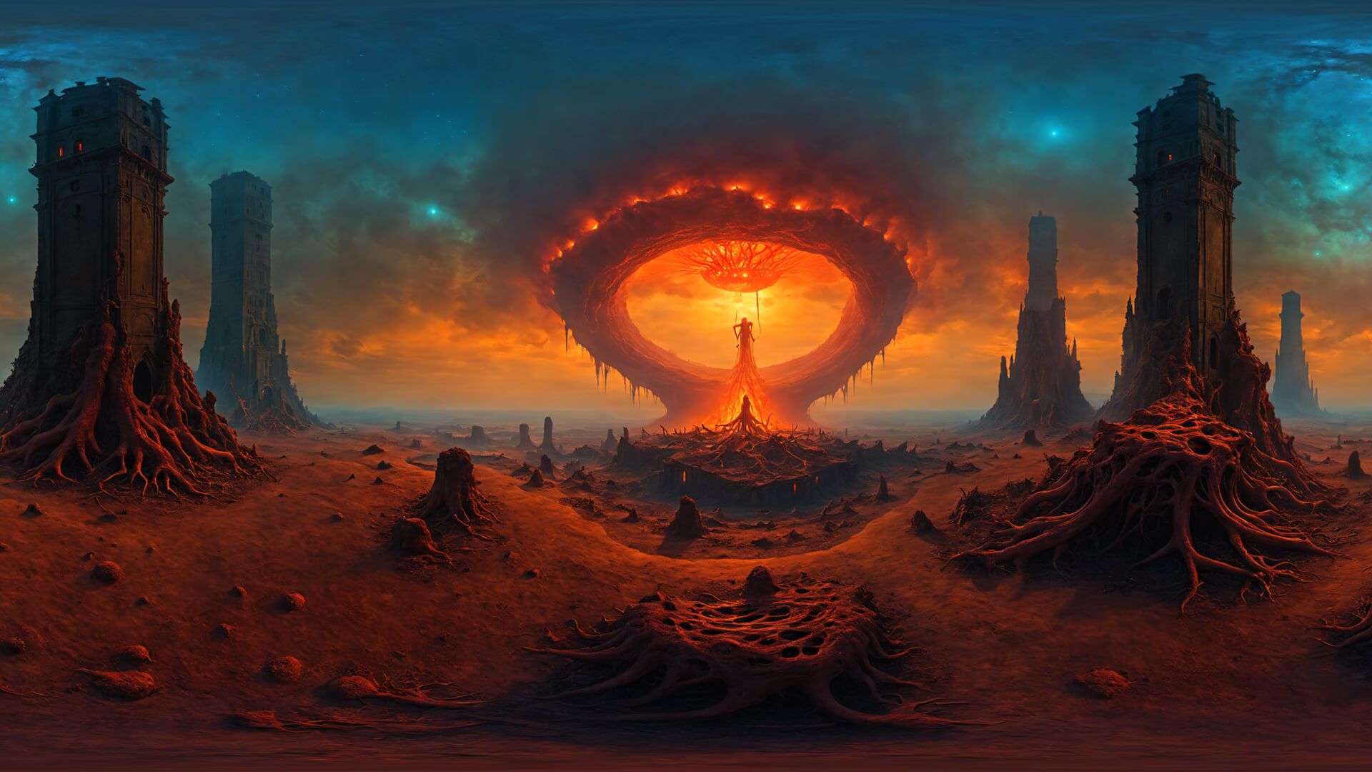 1920x1080 HDRI Hellscapes Panoramas