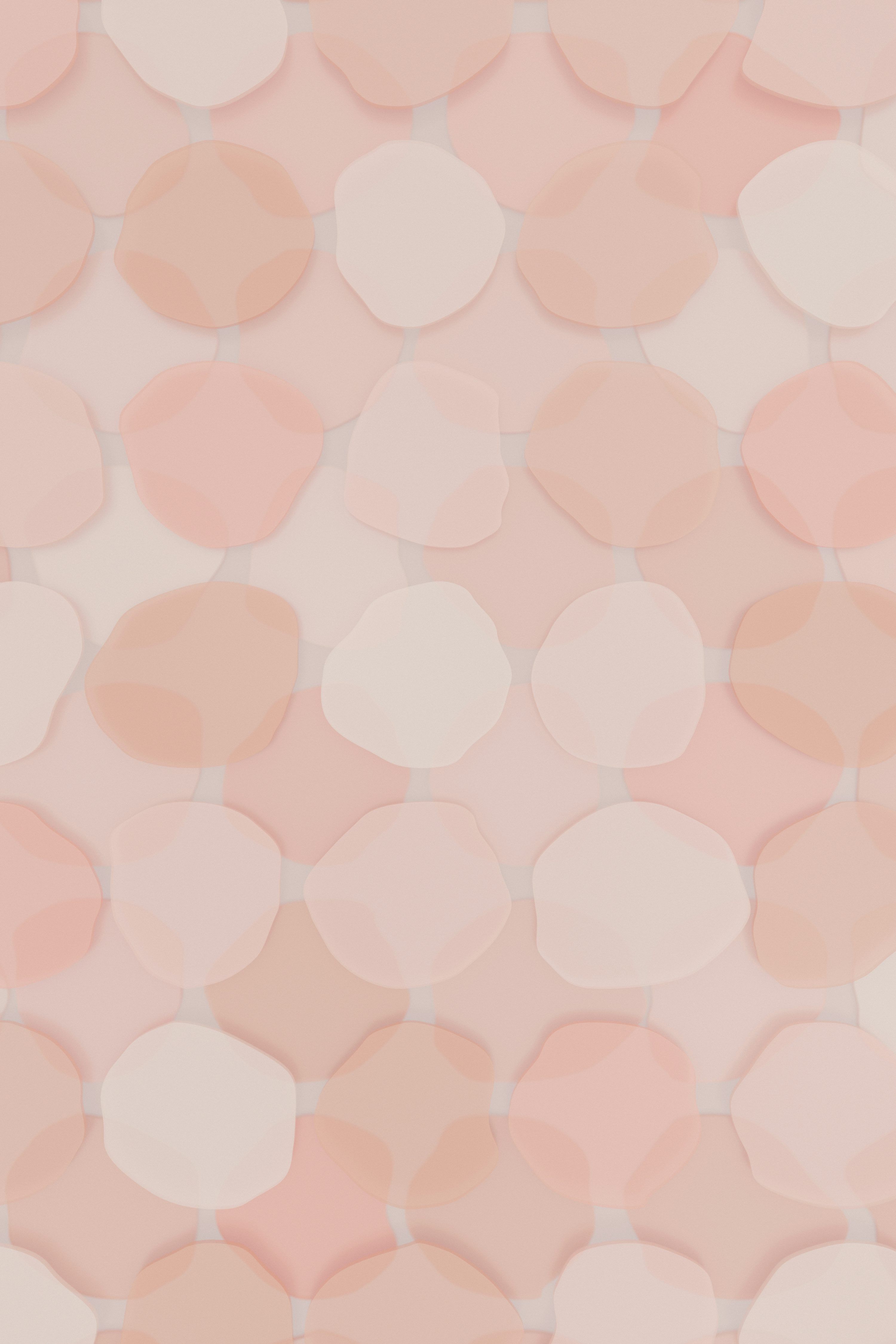 3000x4500 A pink and white background with circles photo
