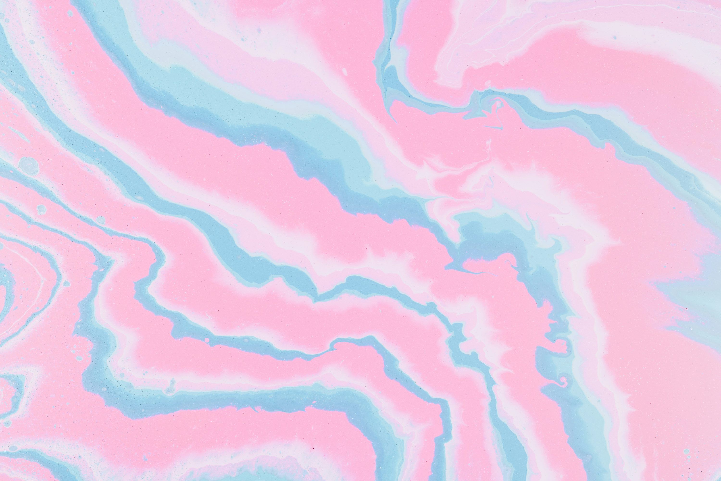 3000x2000 Pink, blue, and white abstract art photo