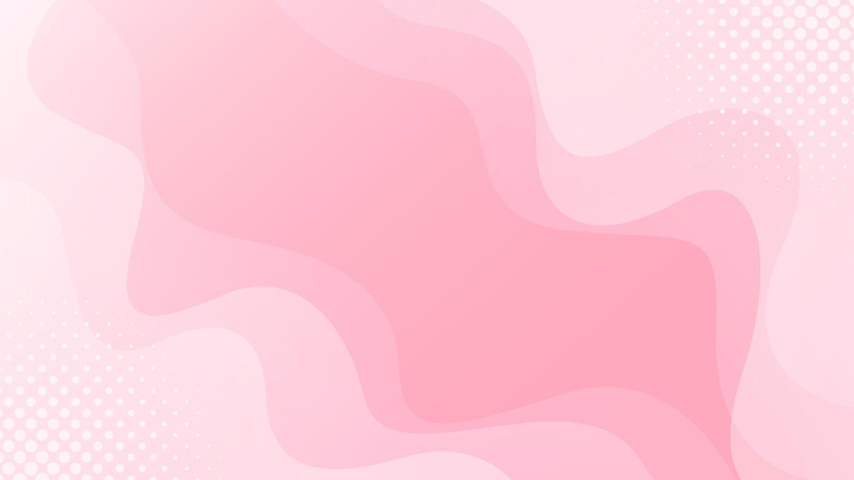 1742x980 Abstract White Pink Curve Background, Pink Dynamic Wallpaper With Wave Shapes