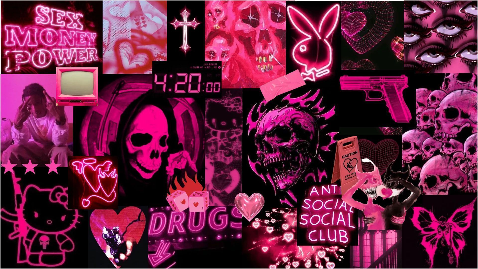 1920x1080 Emo Pink Asthetic Desktop Wallpaper