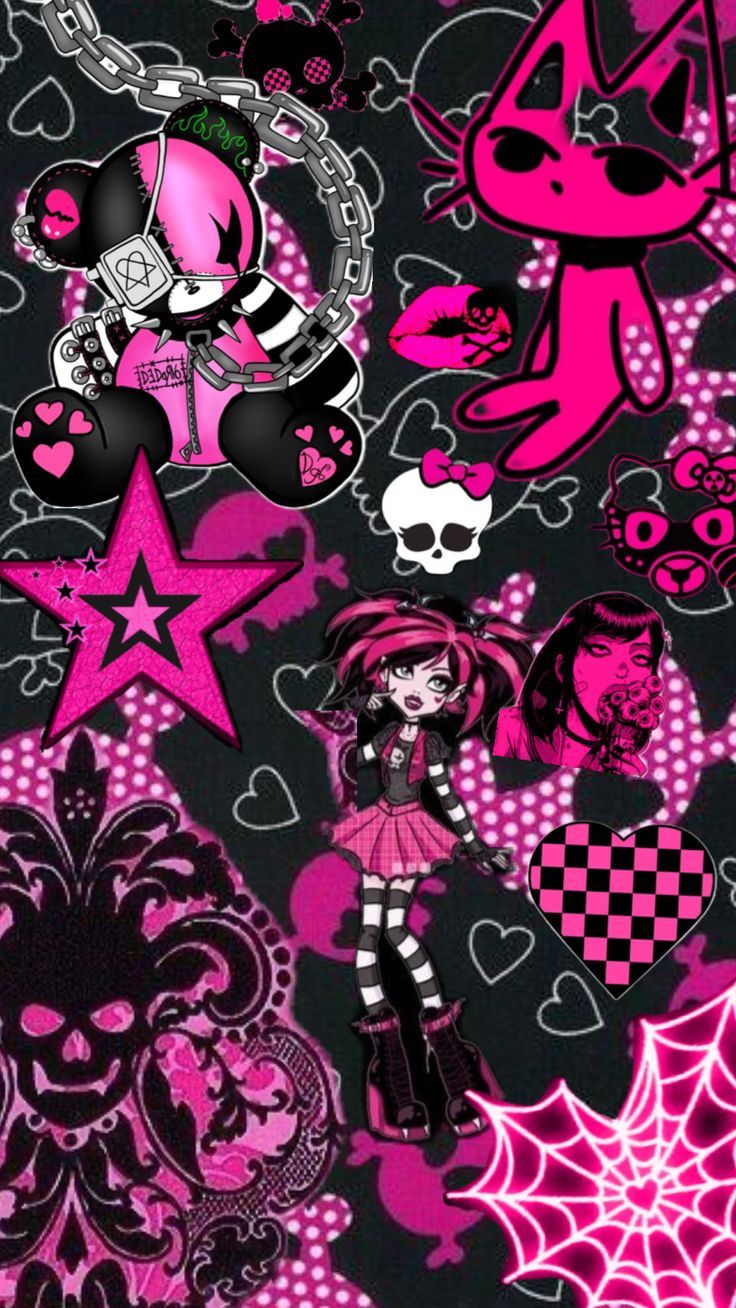 736x1308 Pink emo wallpaper