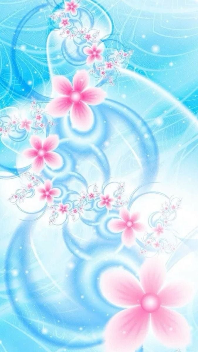 675x1200 y2k frutiger pink and blue wallpaper