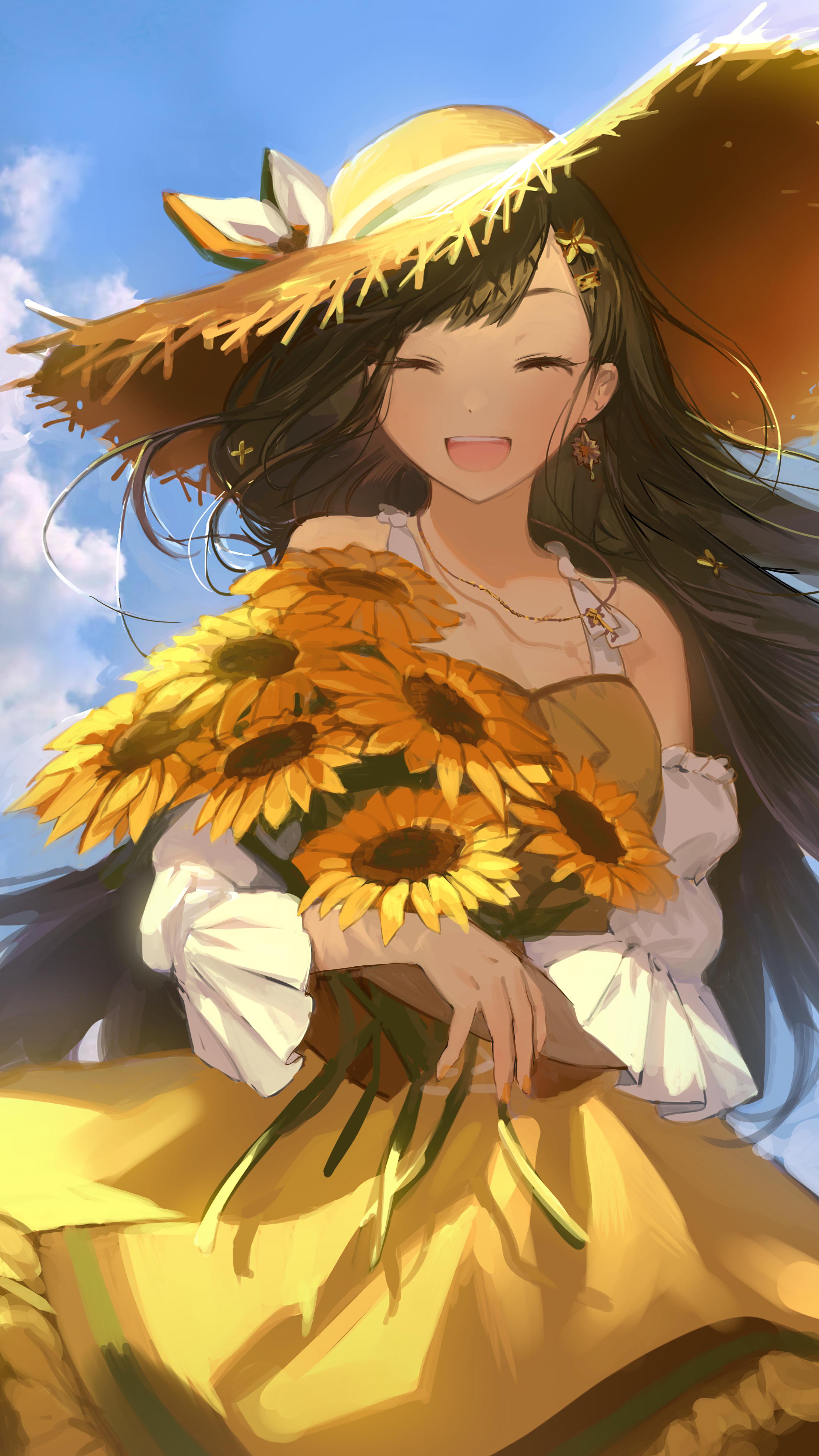 2813x5000 Sunflower Shiraishi (Project Sekai)[2813x5000]