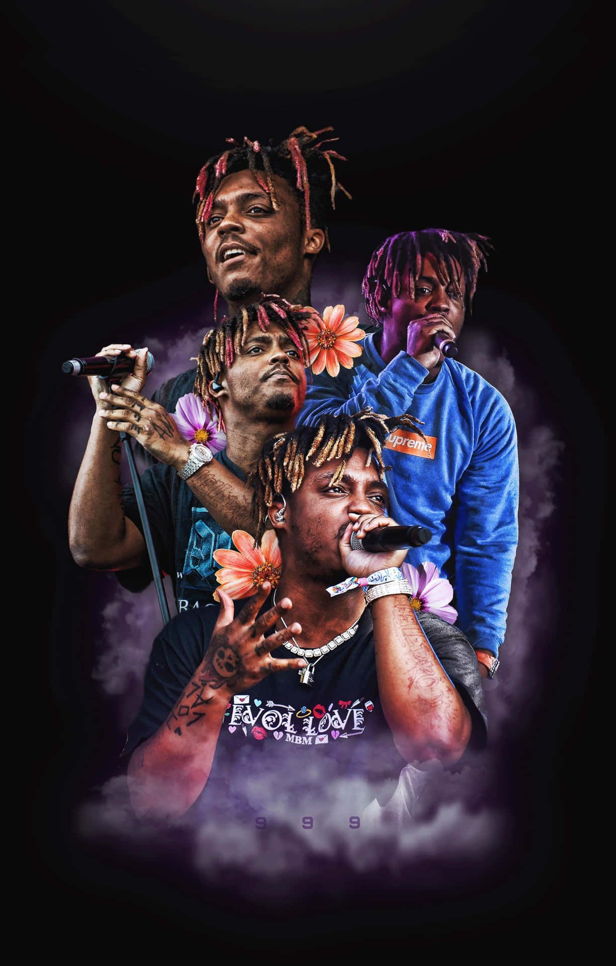 1224x1920 Download A tribute to the late Juice Wrld, the master of emo rap