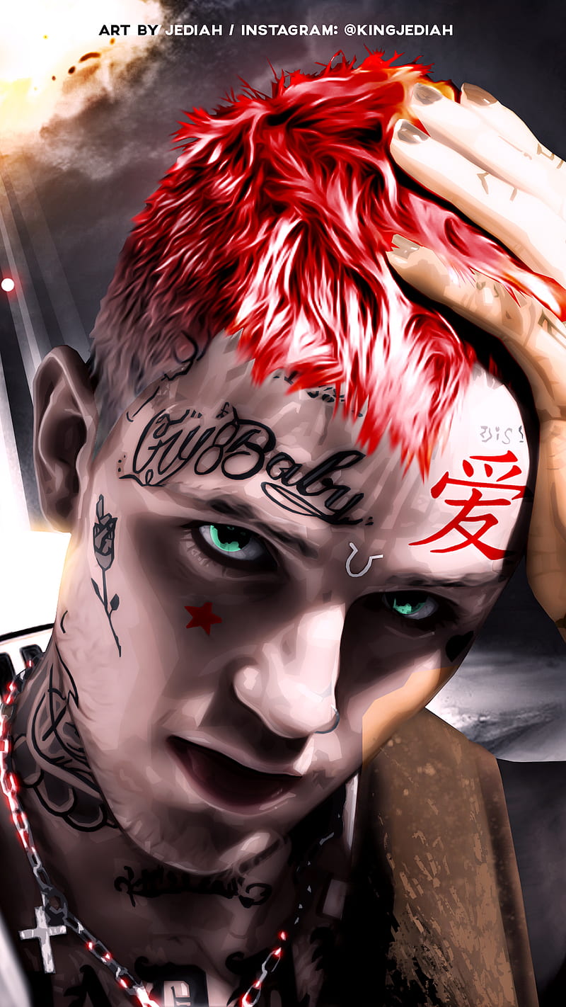 800x1422 HD lil peep emo rap wallpaper
