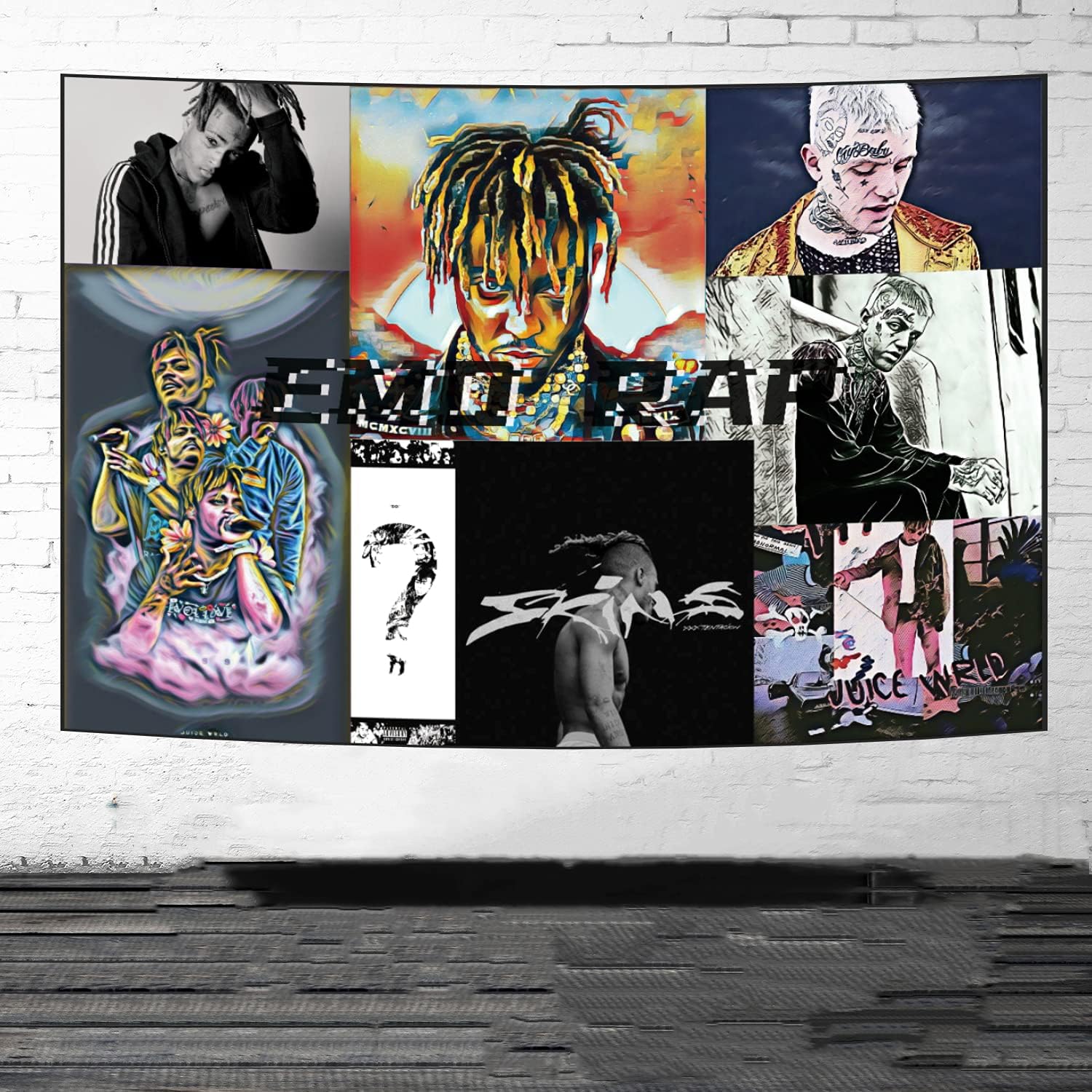 1500x1500 I.BB Rapper Tapestry Emo Rap 3 in 1 Star Background Iceland