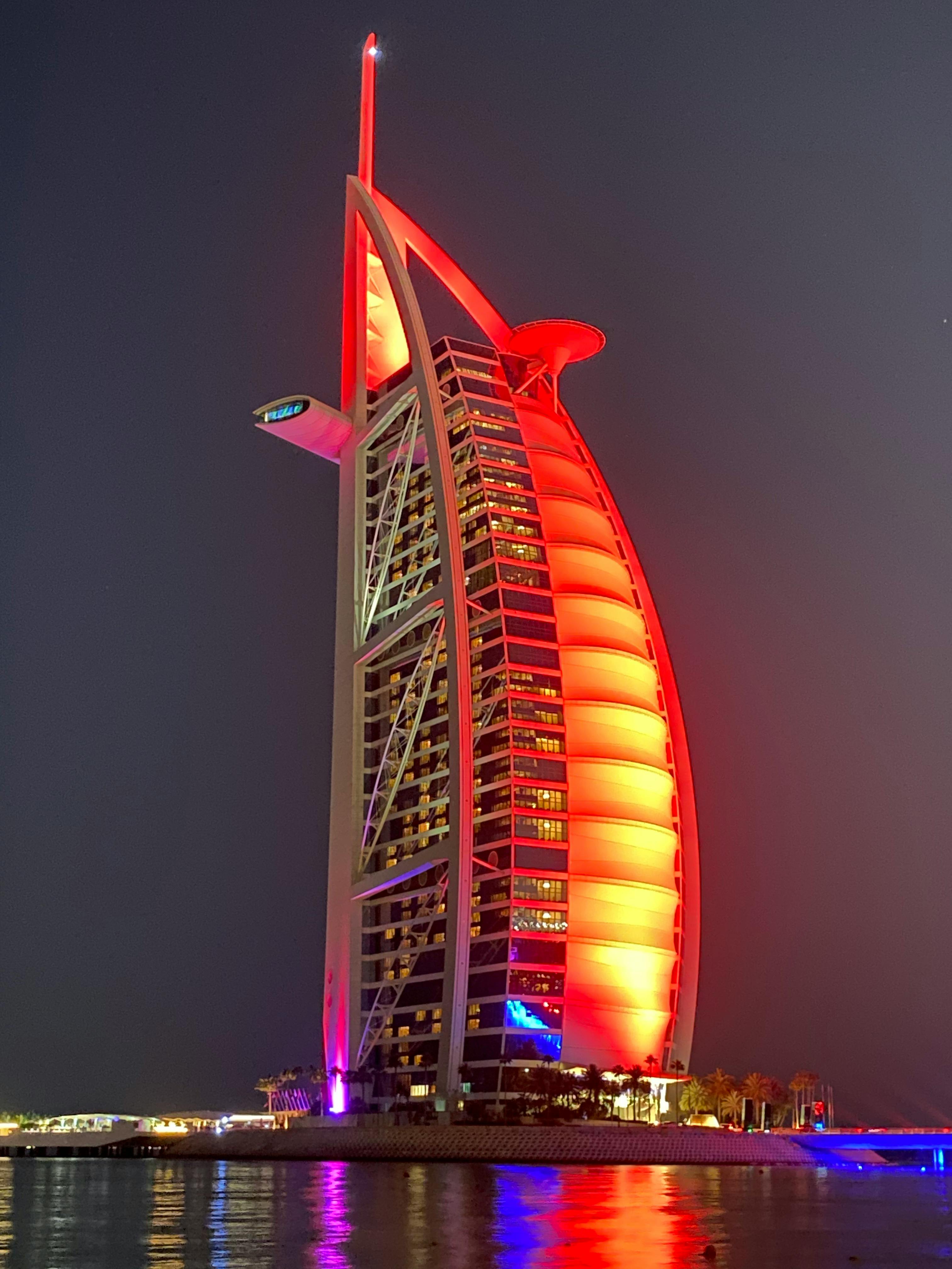 3024x4032 Burj Al Arab during Nighttime · Free