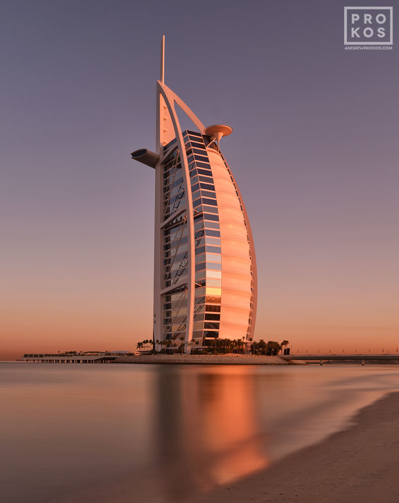 795x1000 Burj al Arab Dawn, Dubai Art Photography