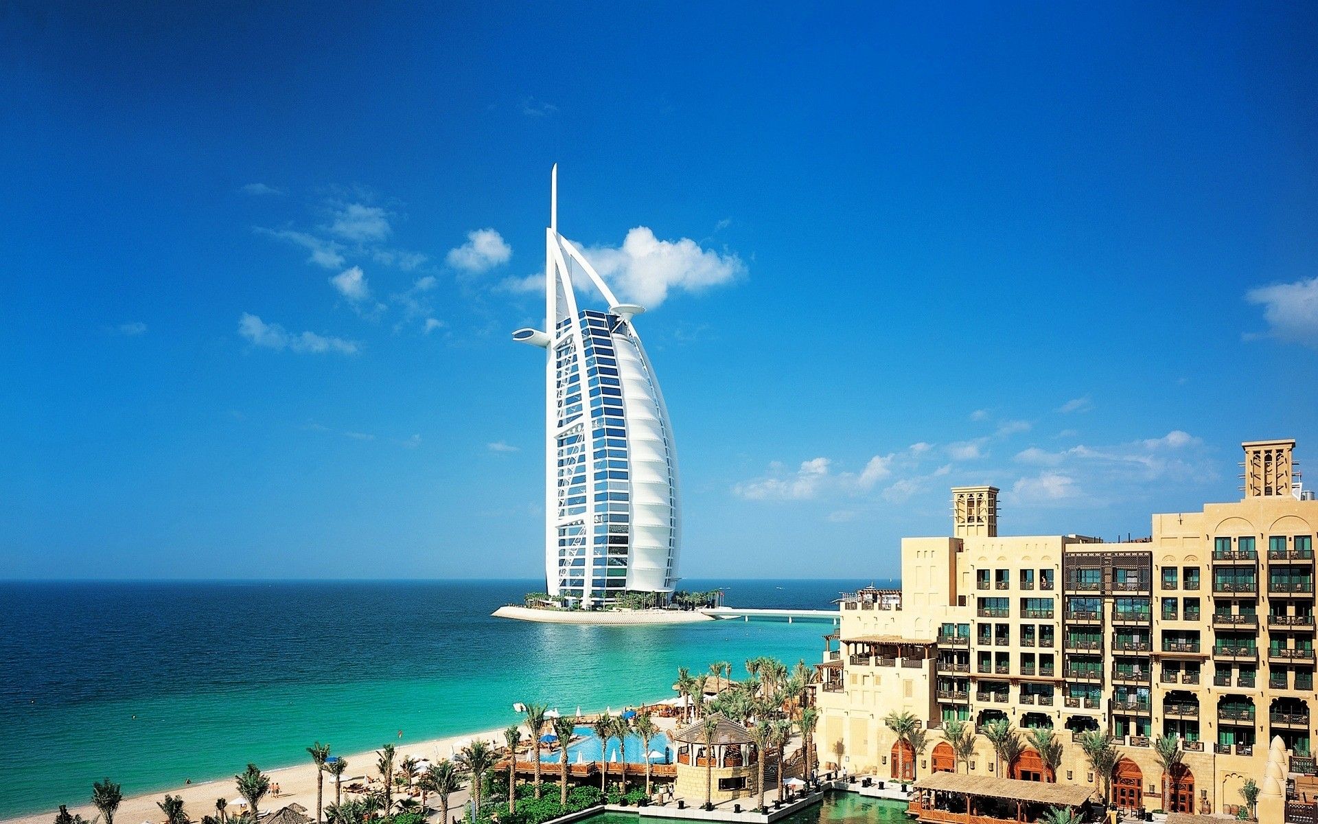 1920x1200 Burj Al Arab Sail Hotel in Dubai