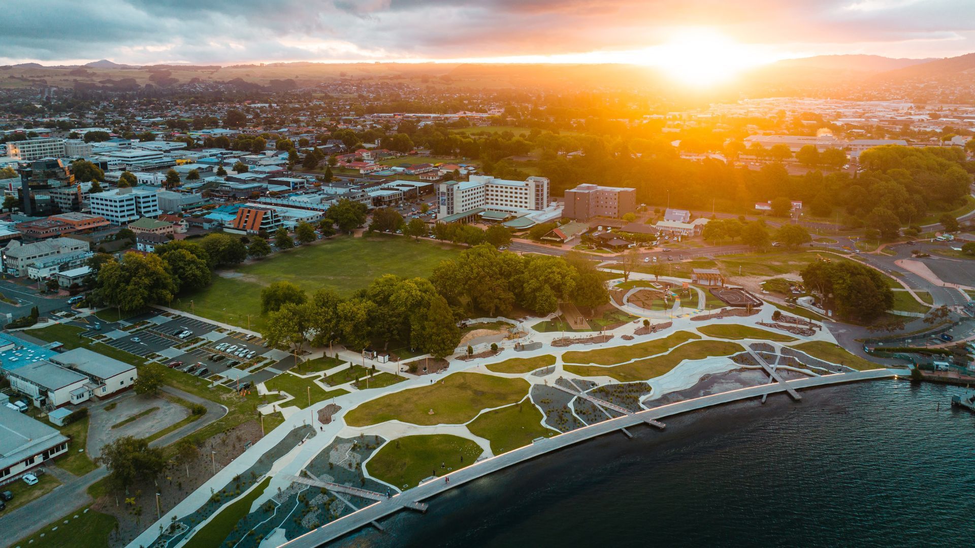 1920x1080 Rotorua Lakefront