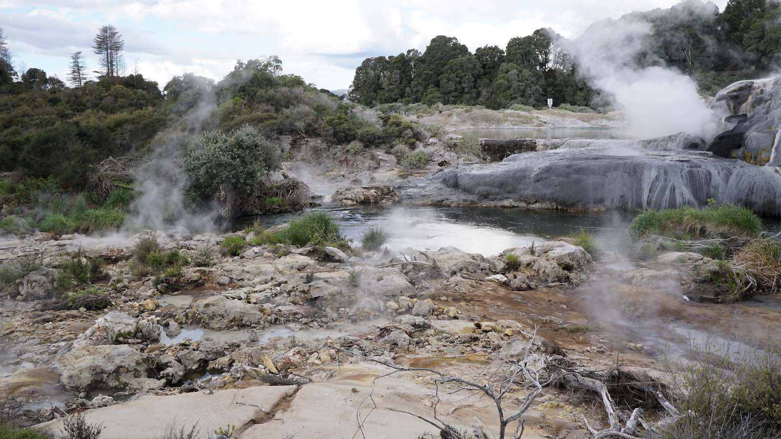 1600x900 Volcanic Landscapes Of Rotorua And Wai O Tapu, New Zealand