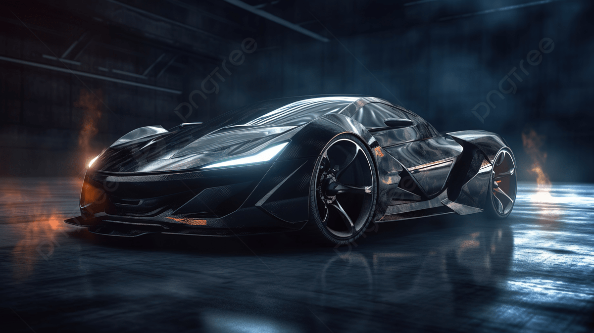 1200x673 Futuristic Concept Black Sports Car With Grunge Overlay In High Speed 3D Illustration, Car Technology, Futuristic Car, Future Car Background Image And Wallpaper for Free Download