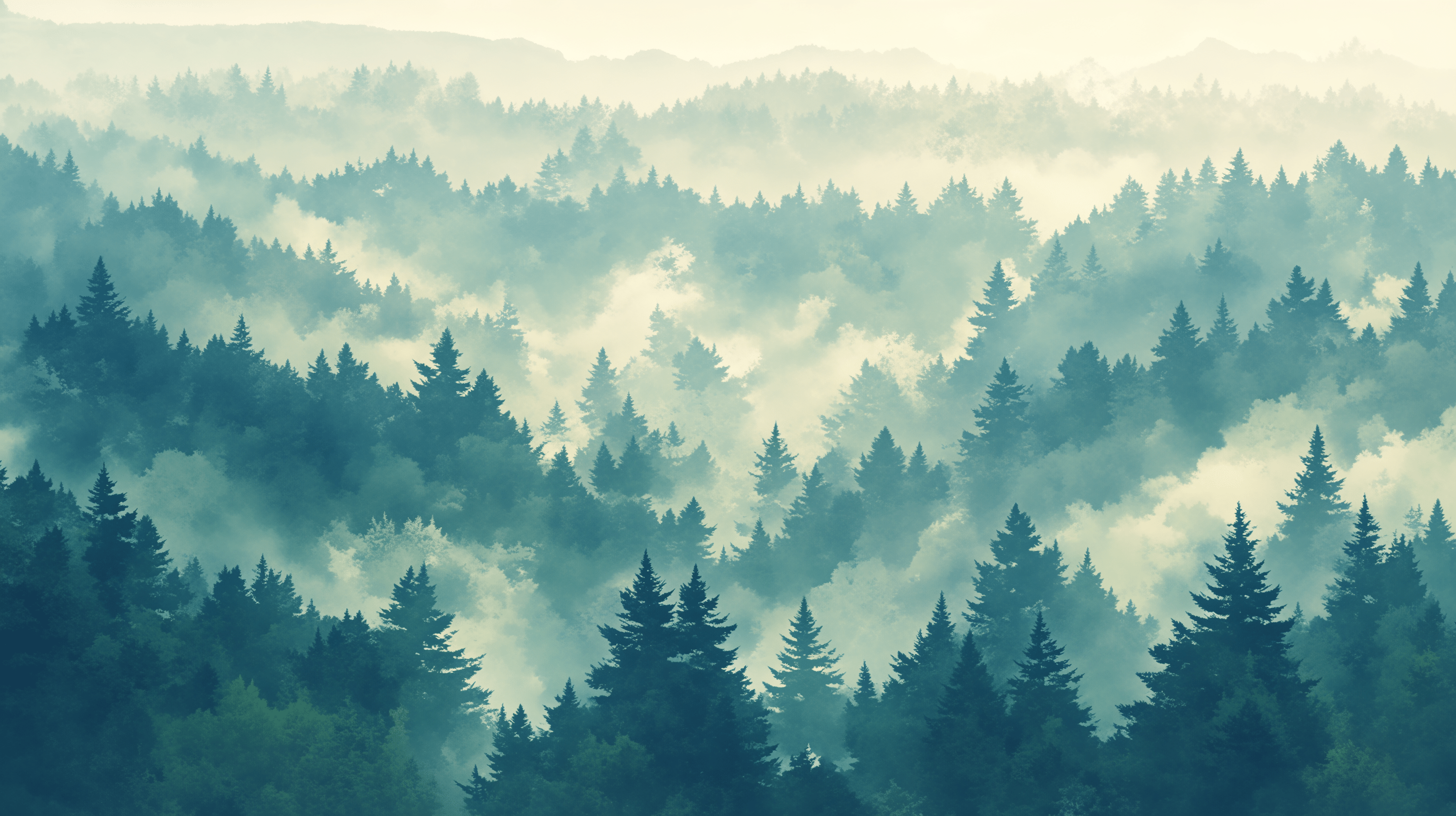 2912x1632 Fir Tree Mural Wallpaper