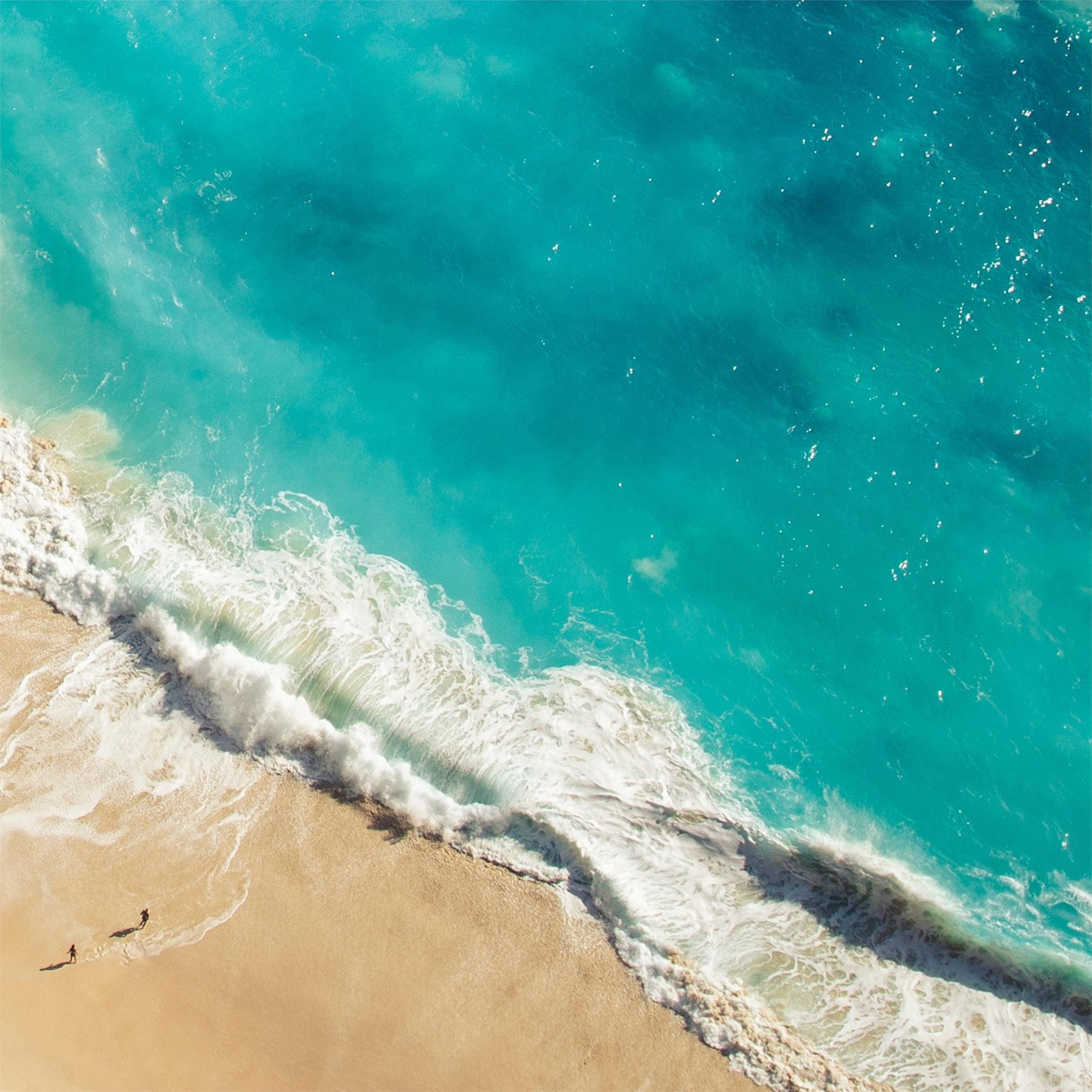 2732x2732 ocean view from top iPad Pro Wallpaper Free Download