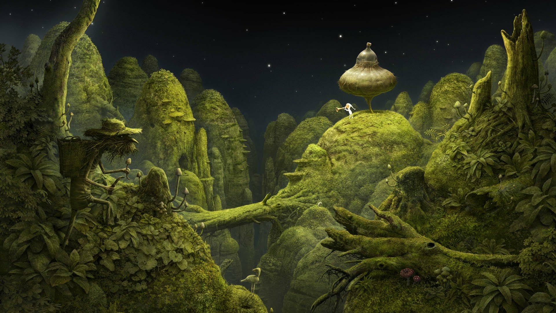 1920x1080 Enchanting Samorost 3 Fantasy World HD Wallpaper