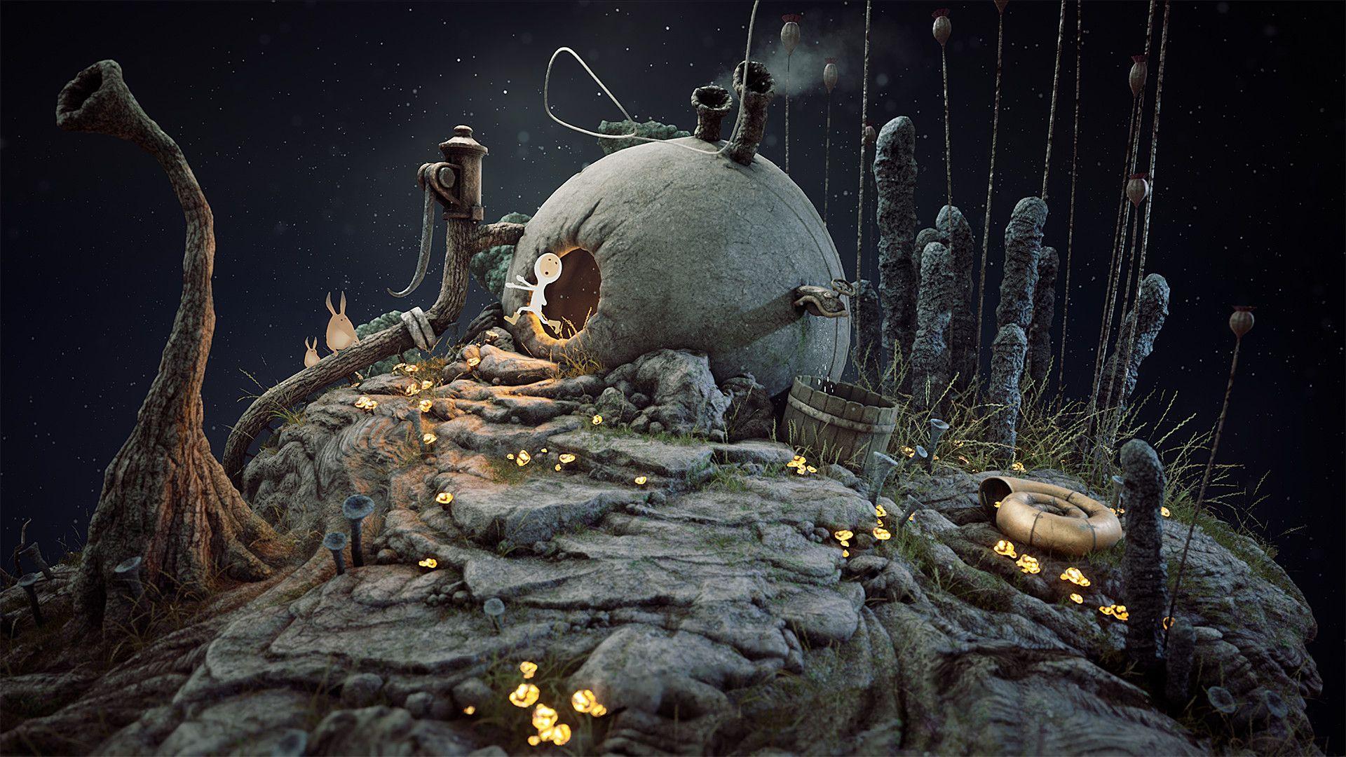 1920x1080 Samorost Wallpaper