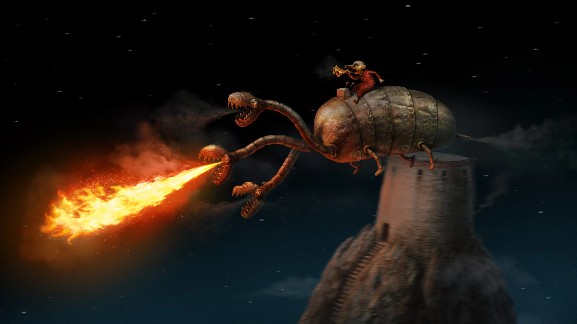 1920x1080 Samorost 3 Monk. Steam Trading Cards