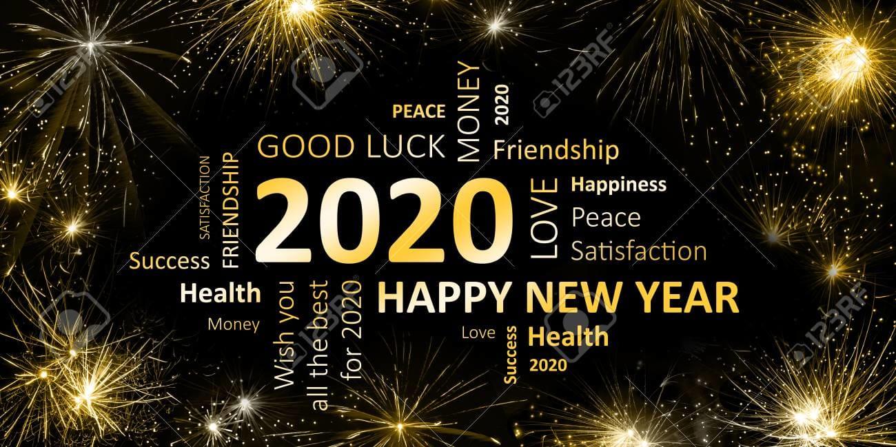 1300x649 Happy New Year 2020 HD