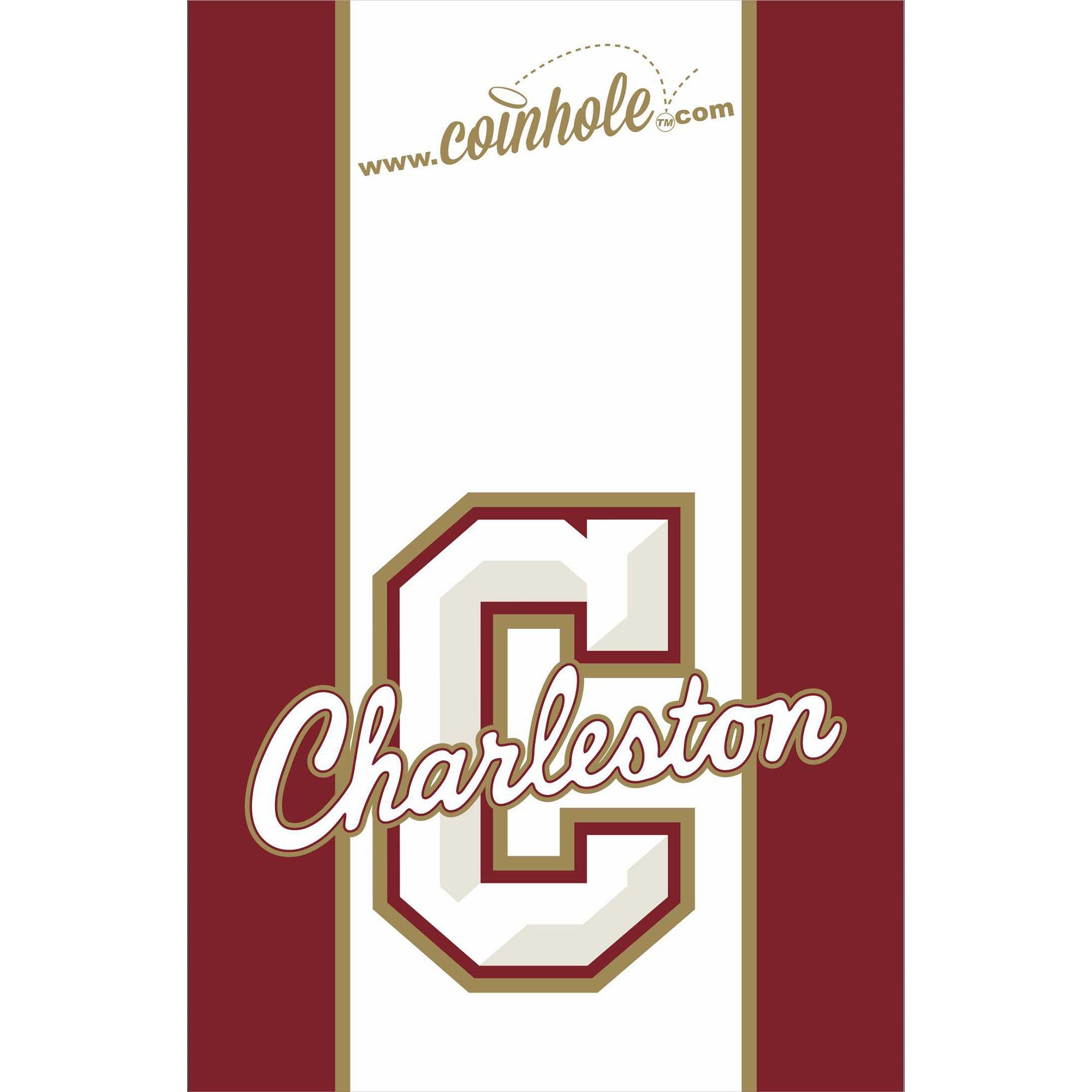 2000x2000 College of Charleston Coinhole® Game Size