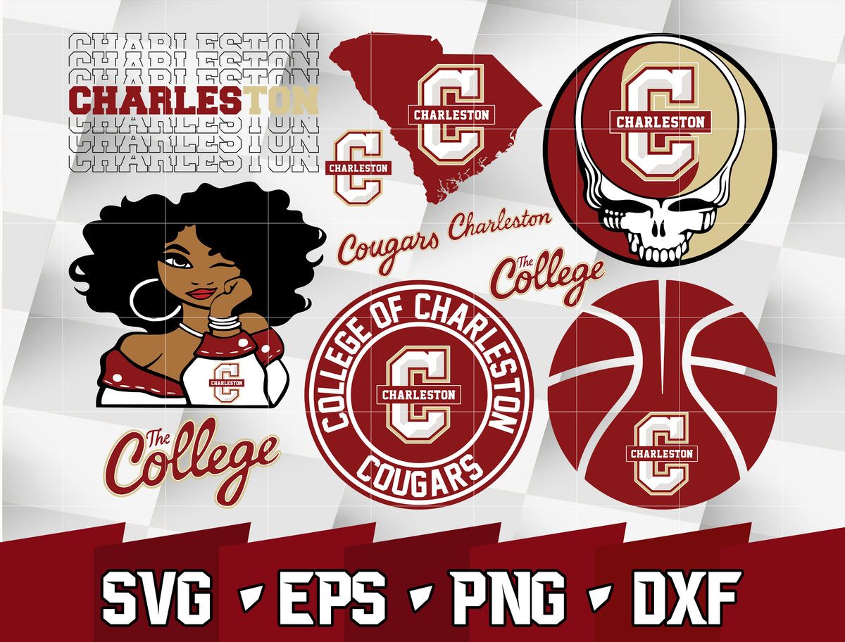 1200x912 Bundle NCAA Random Vector College of Charleston Cougars svg eps dxf pn