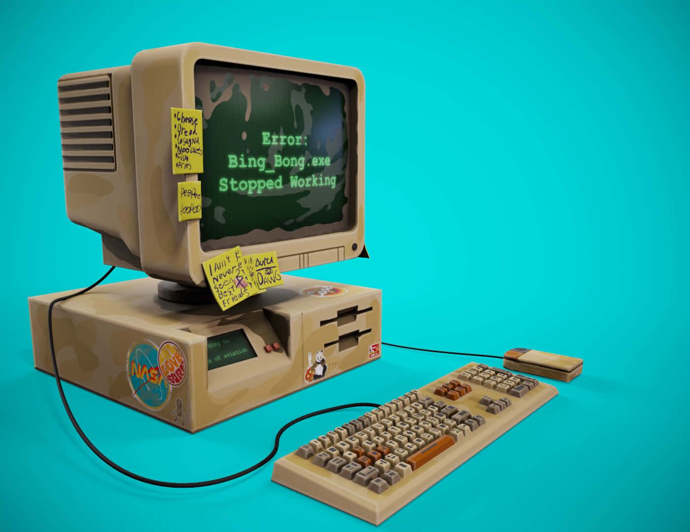 1400x1080 Download Old tech keeps the nostalgia alive Wallpaper