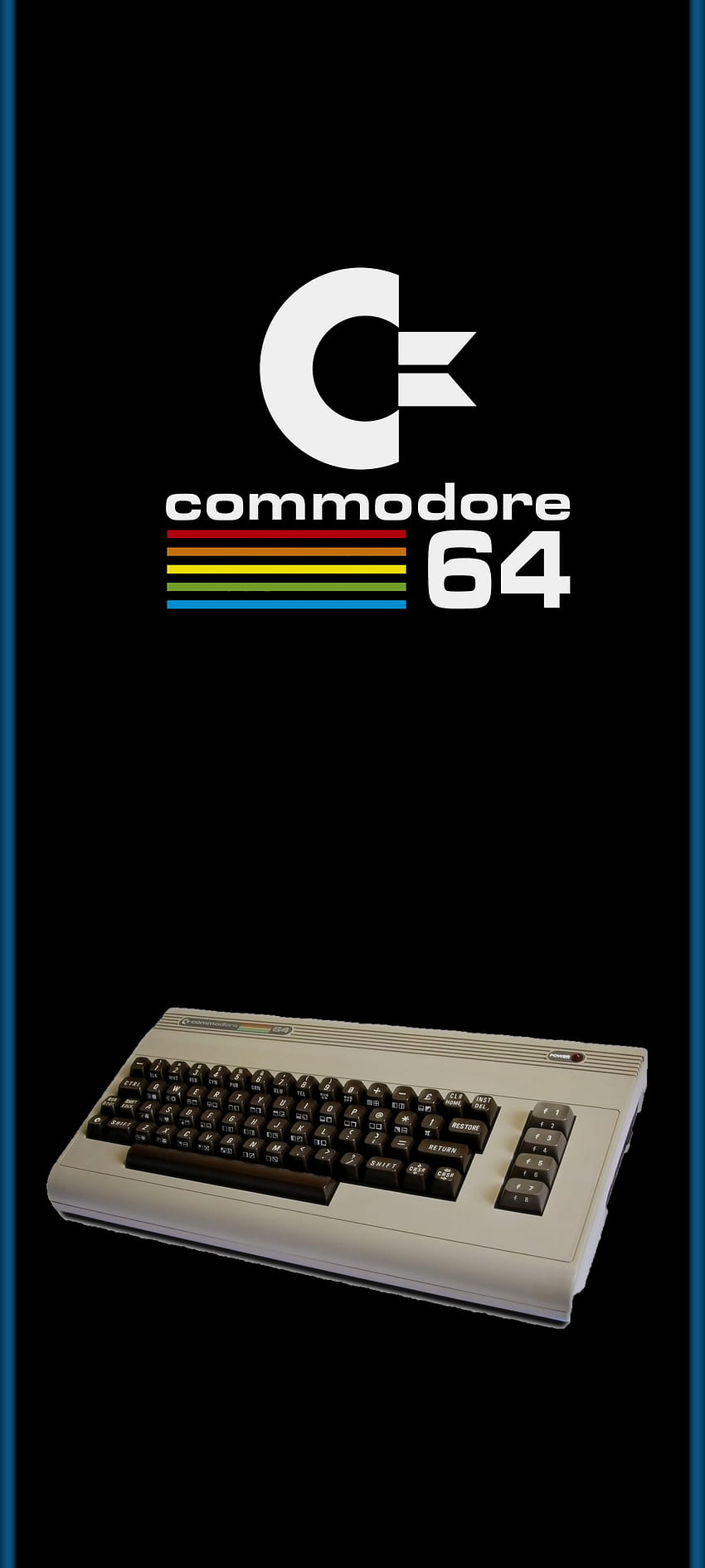 850x1889 Vintage C= c oldschool, New, Druffix, Old, Cool, commodore, Modern, Amiga, classic, , Computer, Style, 80s, technics HD phone wallpaper