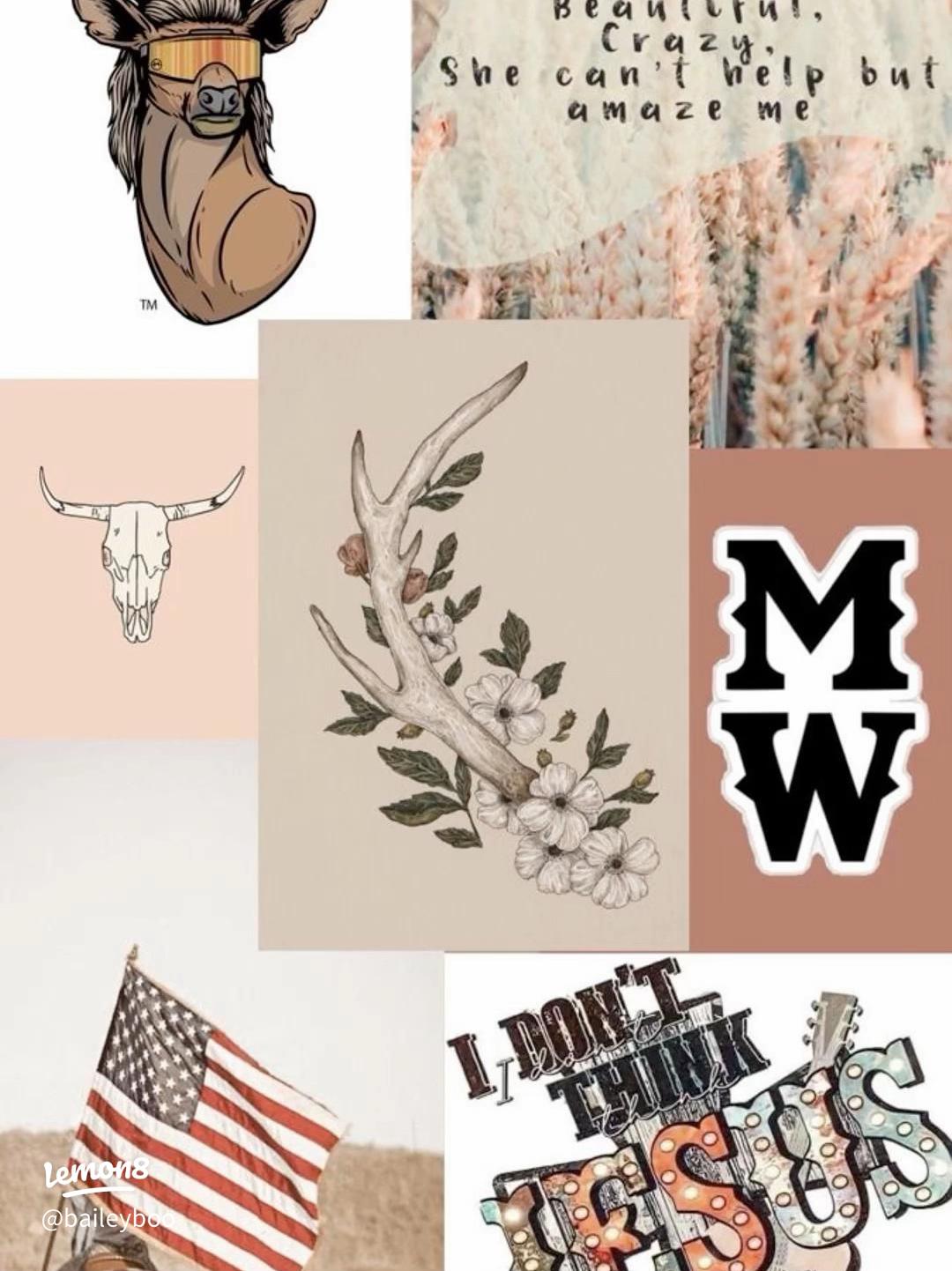 1080x1442 Cute Western Wallpaper for Fall