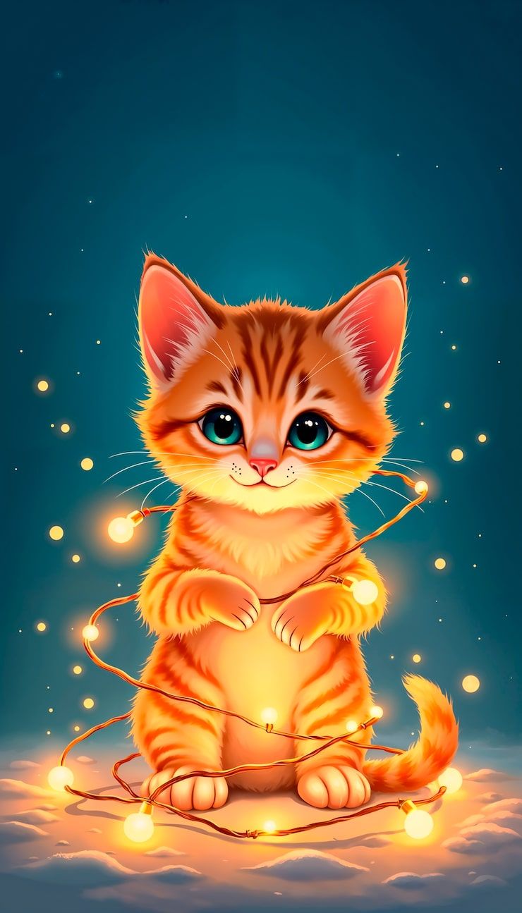 740x1295 Cute ai cat Image