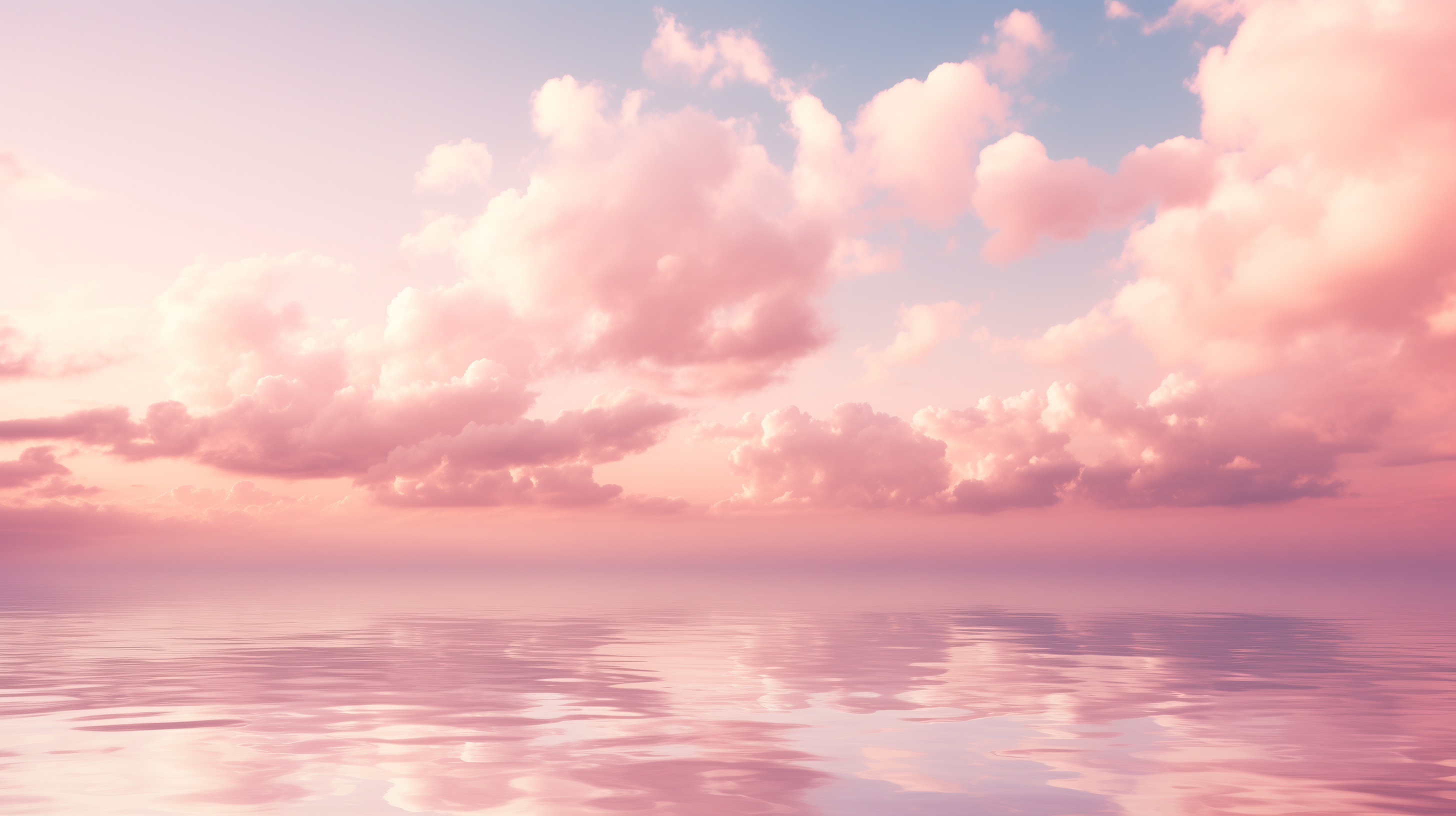2912x1632 Calm and Beautiful Pink Aesthetic Sky Wallpaper