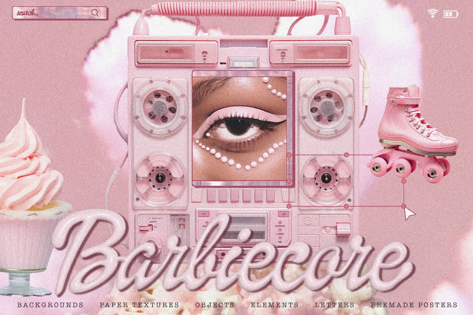 1820x1214 Barbiecore Pink Paper Textures: Y2K Graphics, Photo Prints (digital Download)