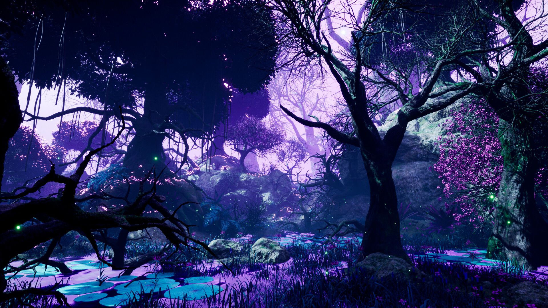 1920x1080 Fantasy Forest Environment