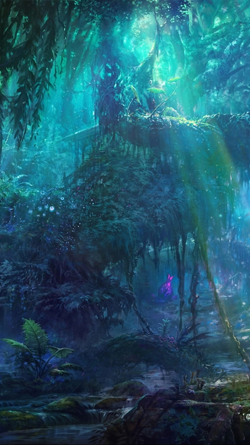 800x1422 Magical forest, fantasy, magic, woods, HD phone wallpaper