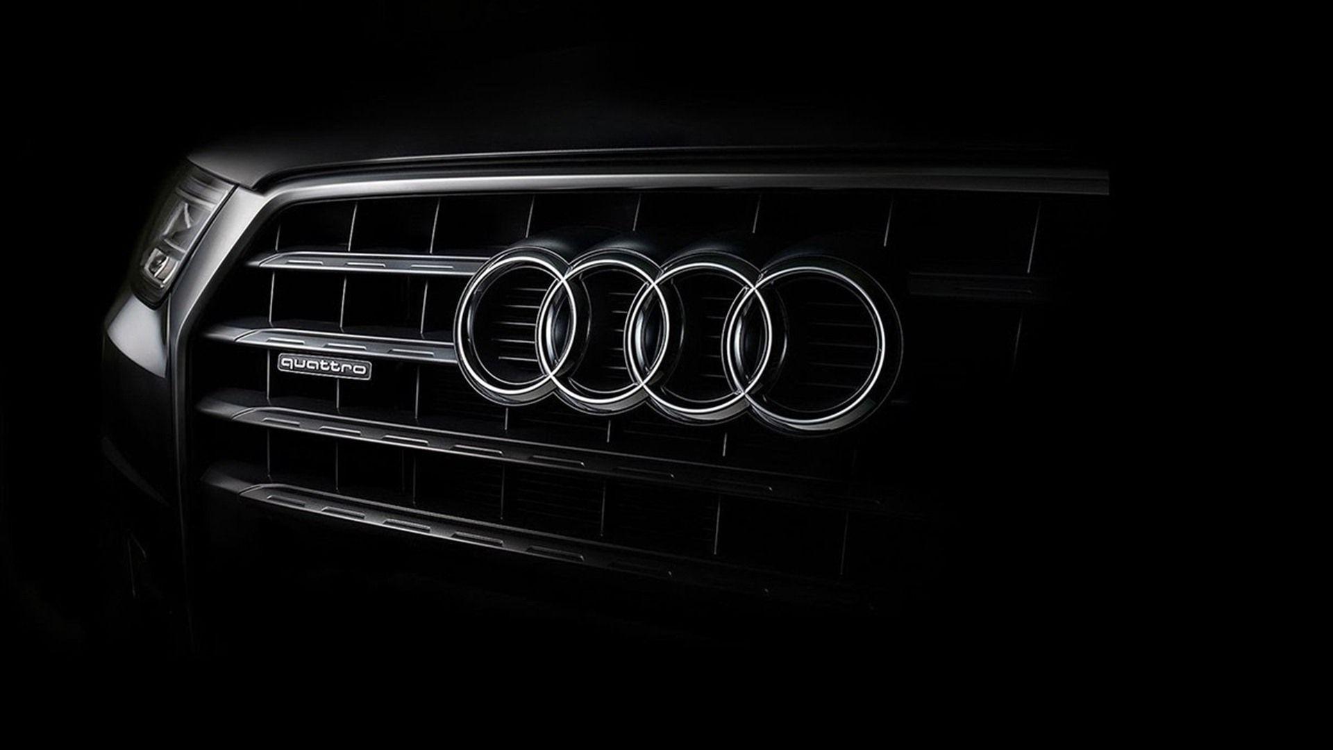 1920x1080 Dark Audi Logo Background Wallpaper 43418