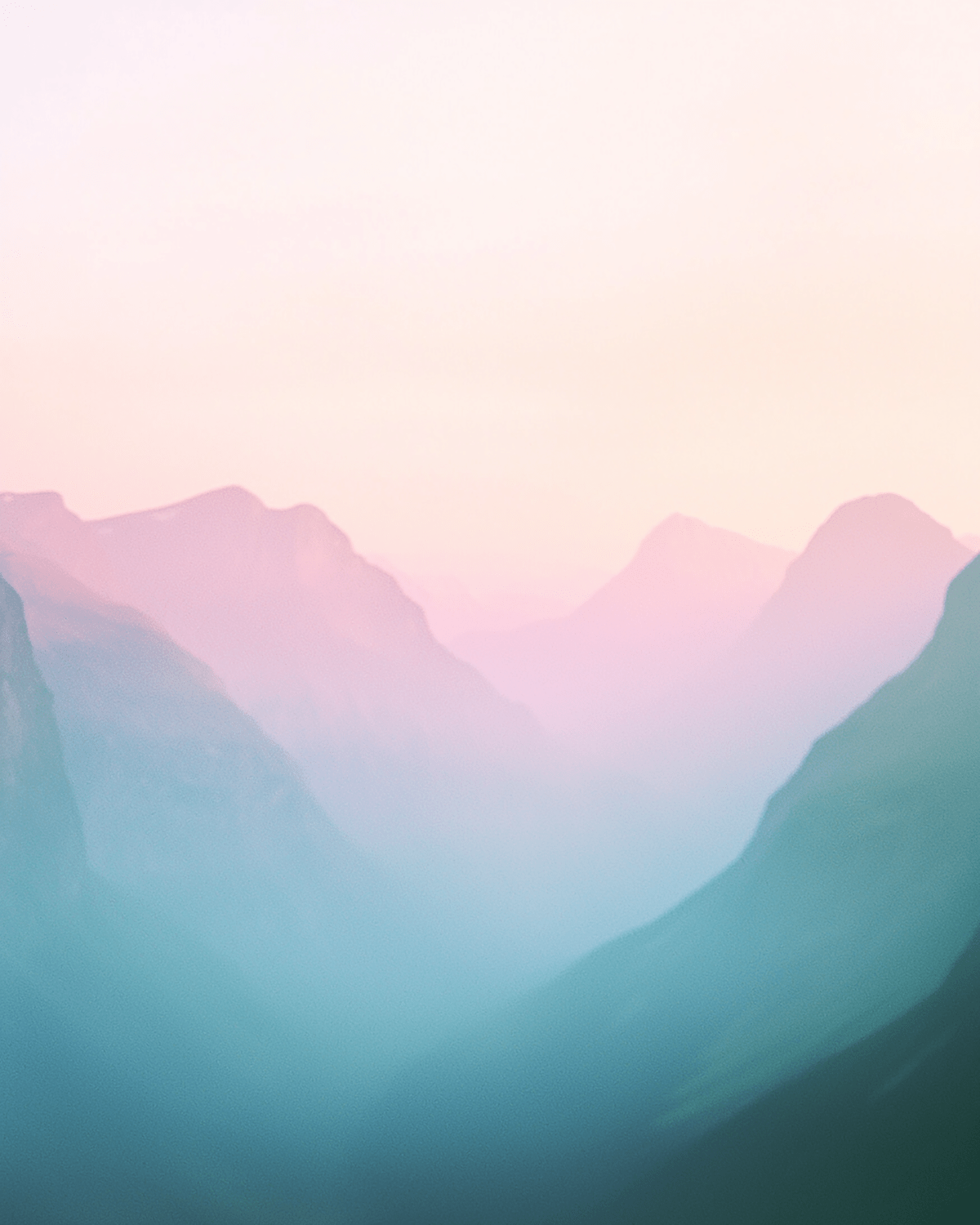 1200x1500 Dreamy Pastel Gradient Wallpaper for a Calm and Soothing Screen