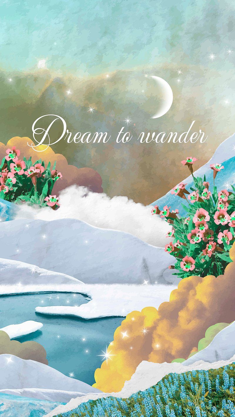 800x1422 Aesthetic dreamy mobile wallpaper psd