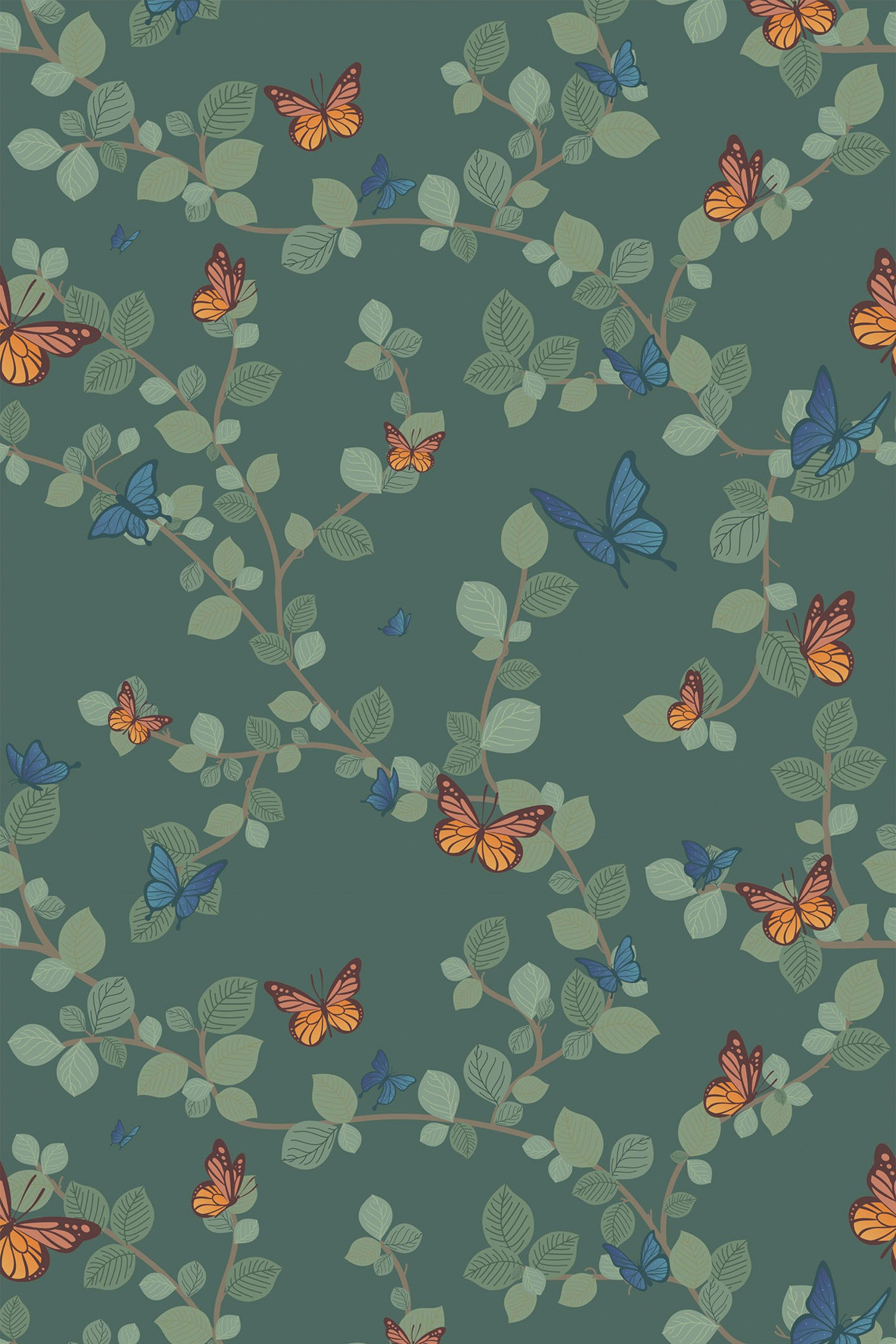 2000x3000 Whimsical butterfly Peel and Stick Removable Wallpaper