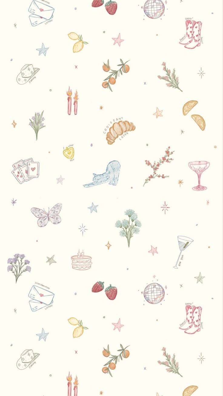 736x1308 Cute and Whimsical Art Wallpaper