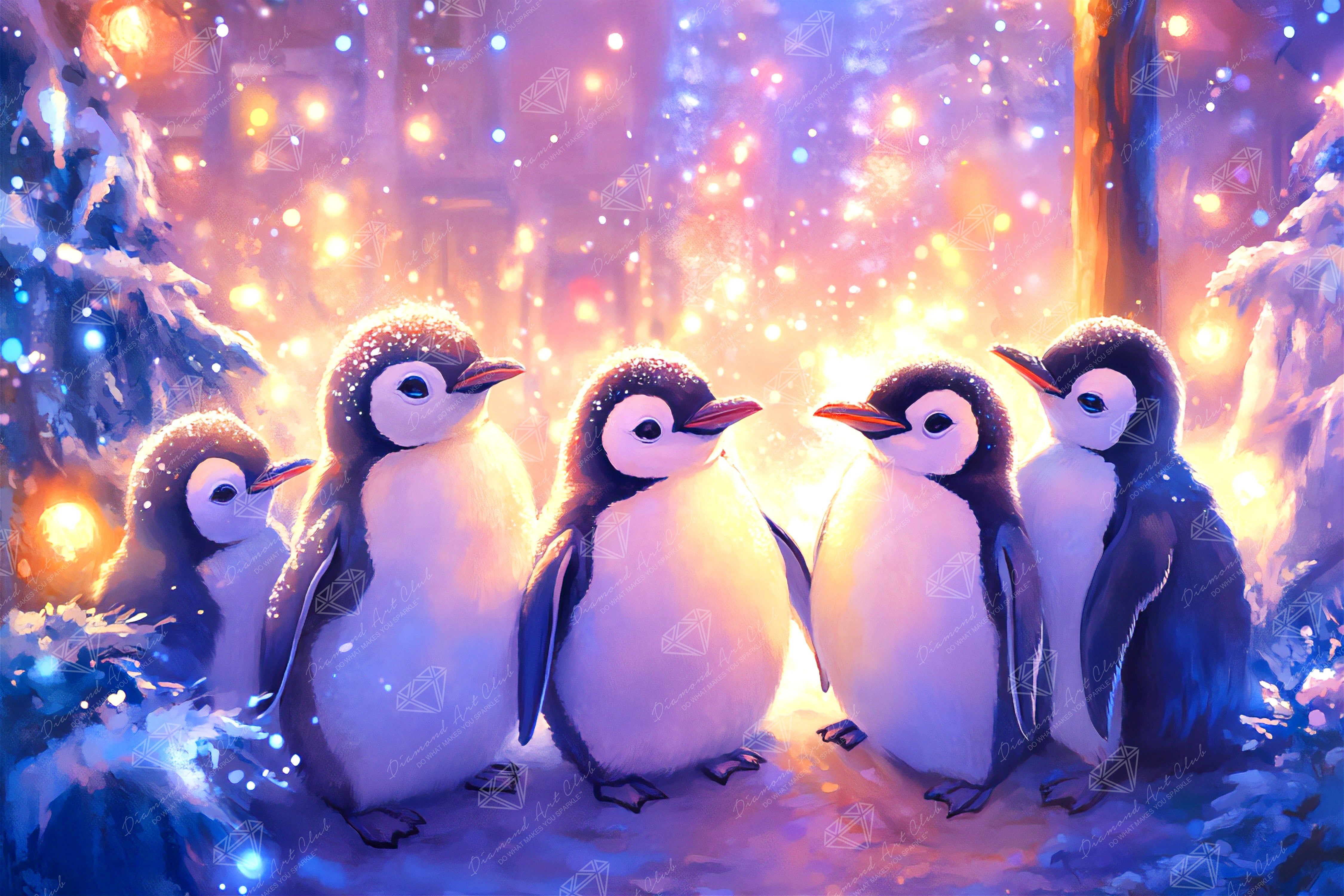4500x3000 DIY Diamond Art Painting Kit Winter Friends. Diamond Painting Kit. Diamond Art Kits for Adults. Diamond Art Club