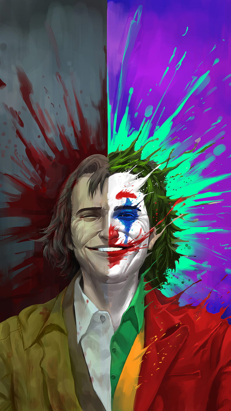 800x1422 Dual Joker, batman, duo, HD phone wallpaper