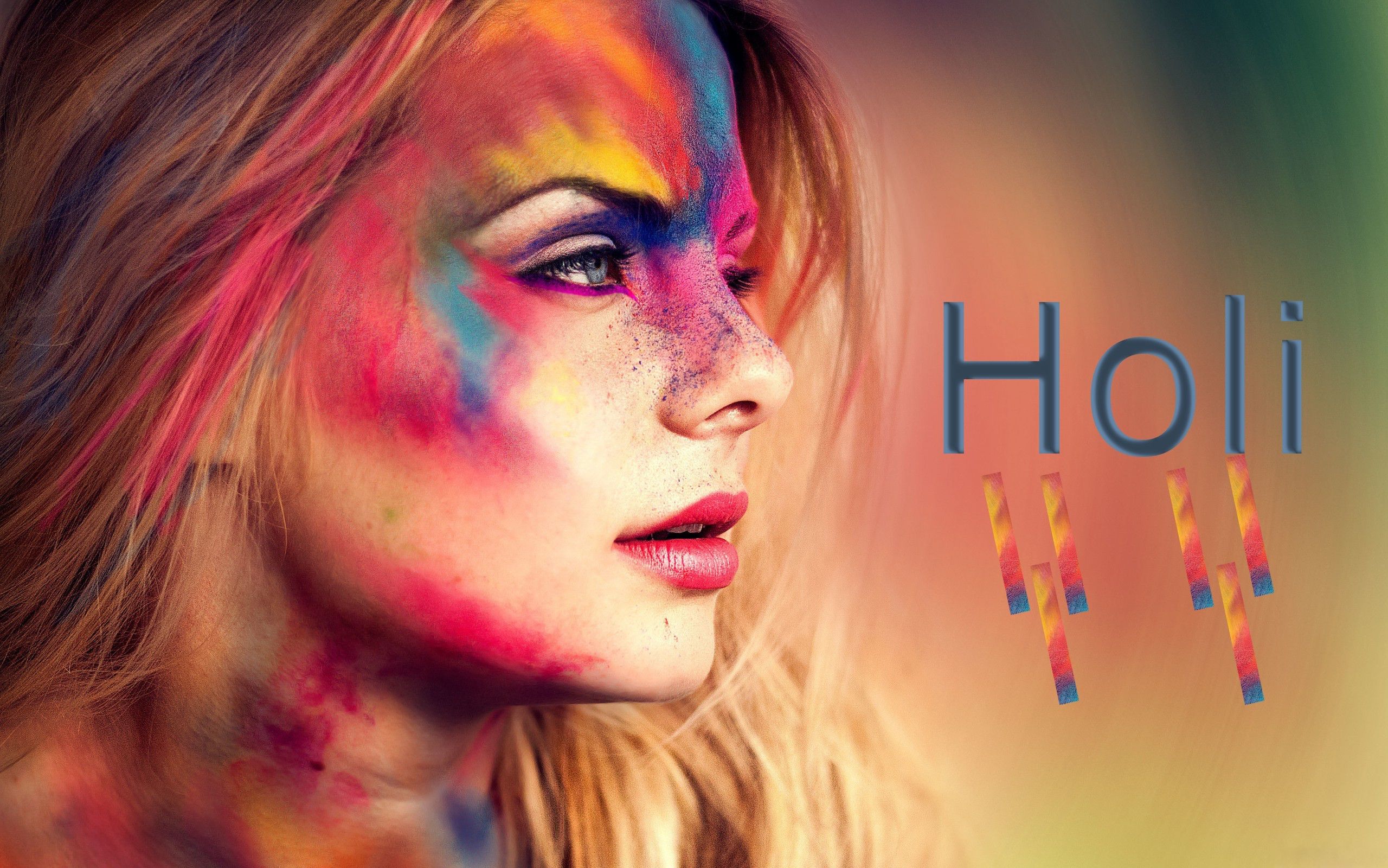 2560x1600 Colorful Festival Holi Wallpaper