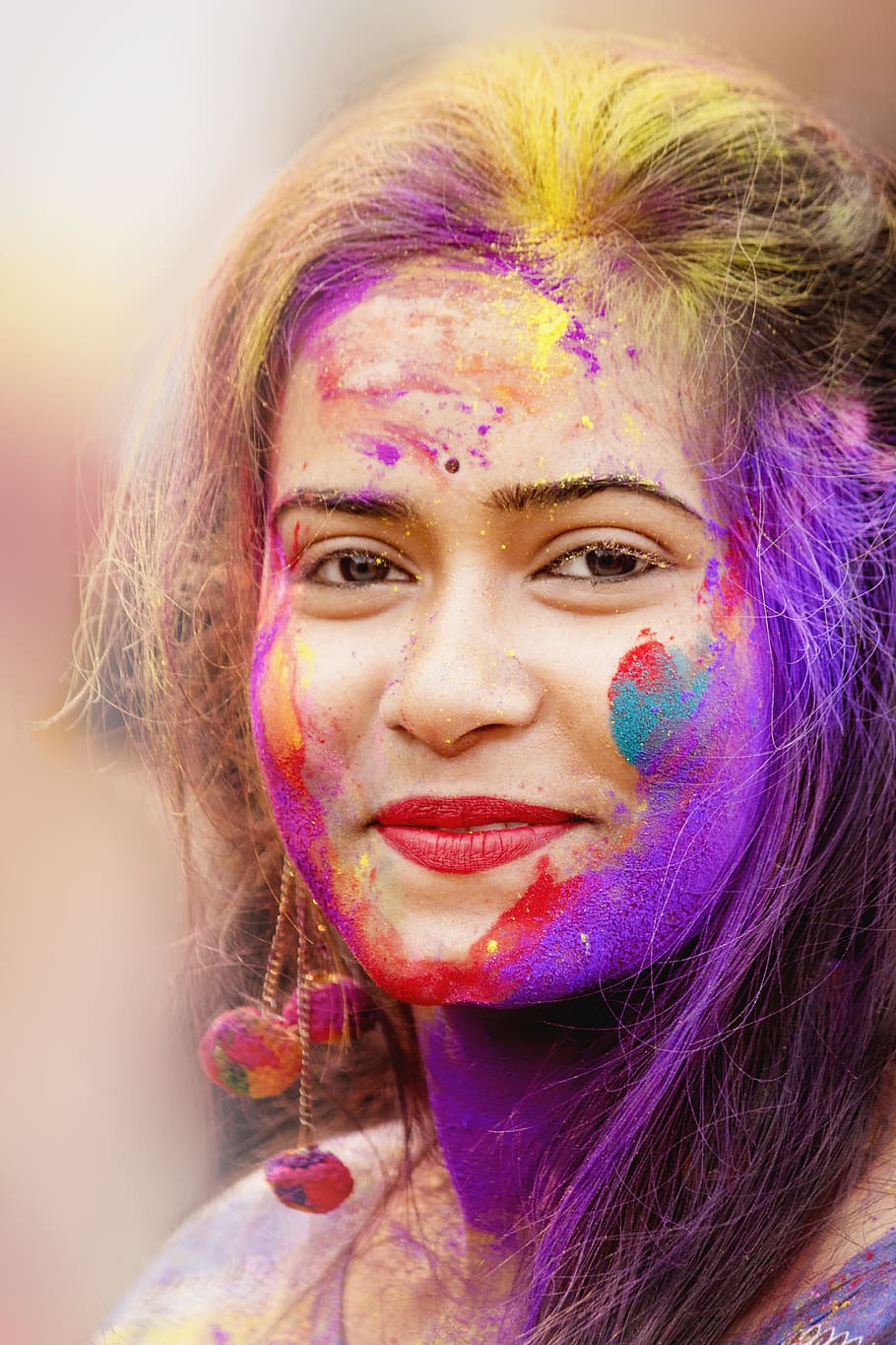 910x1365 paint holi 1080P, 2K, 4K, 5K HD wallpaper free download