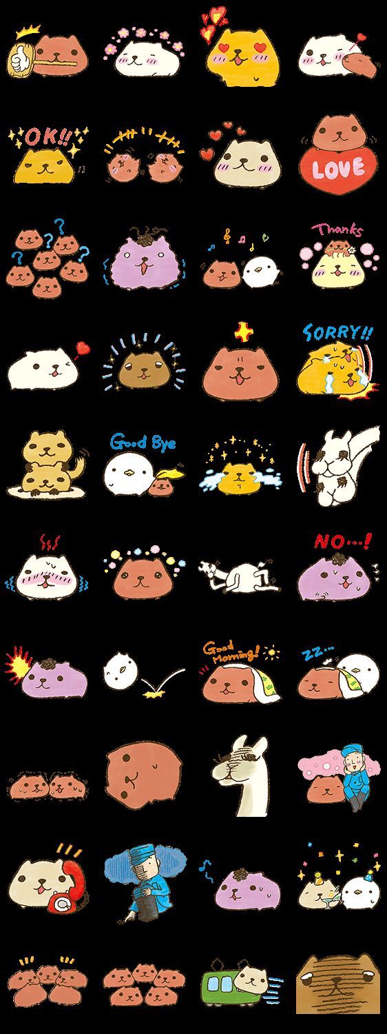 562x1500 KAPIBARA SAN & Friends 2