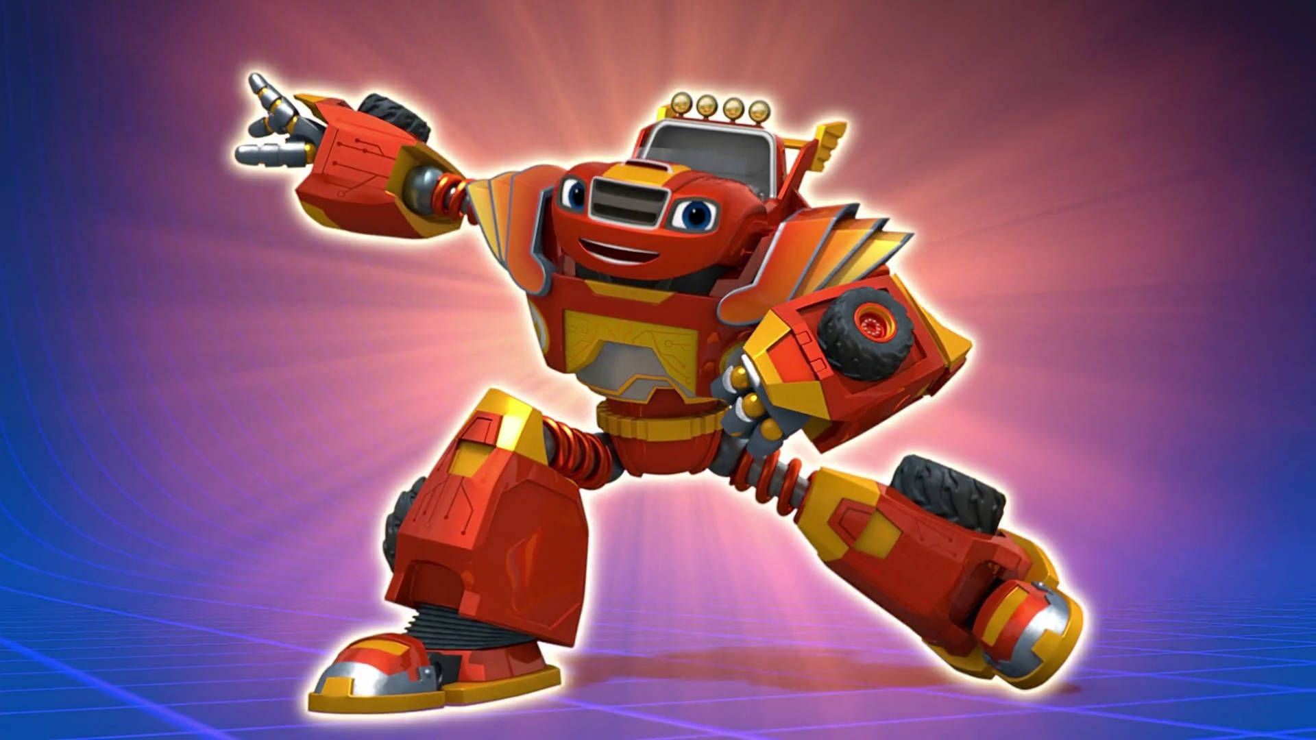 1920x1080 Download Blaze And The Monster Machines Robot Wallpaper