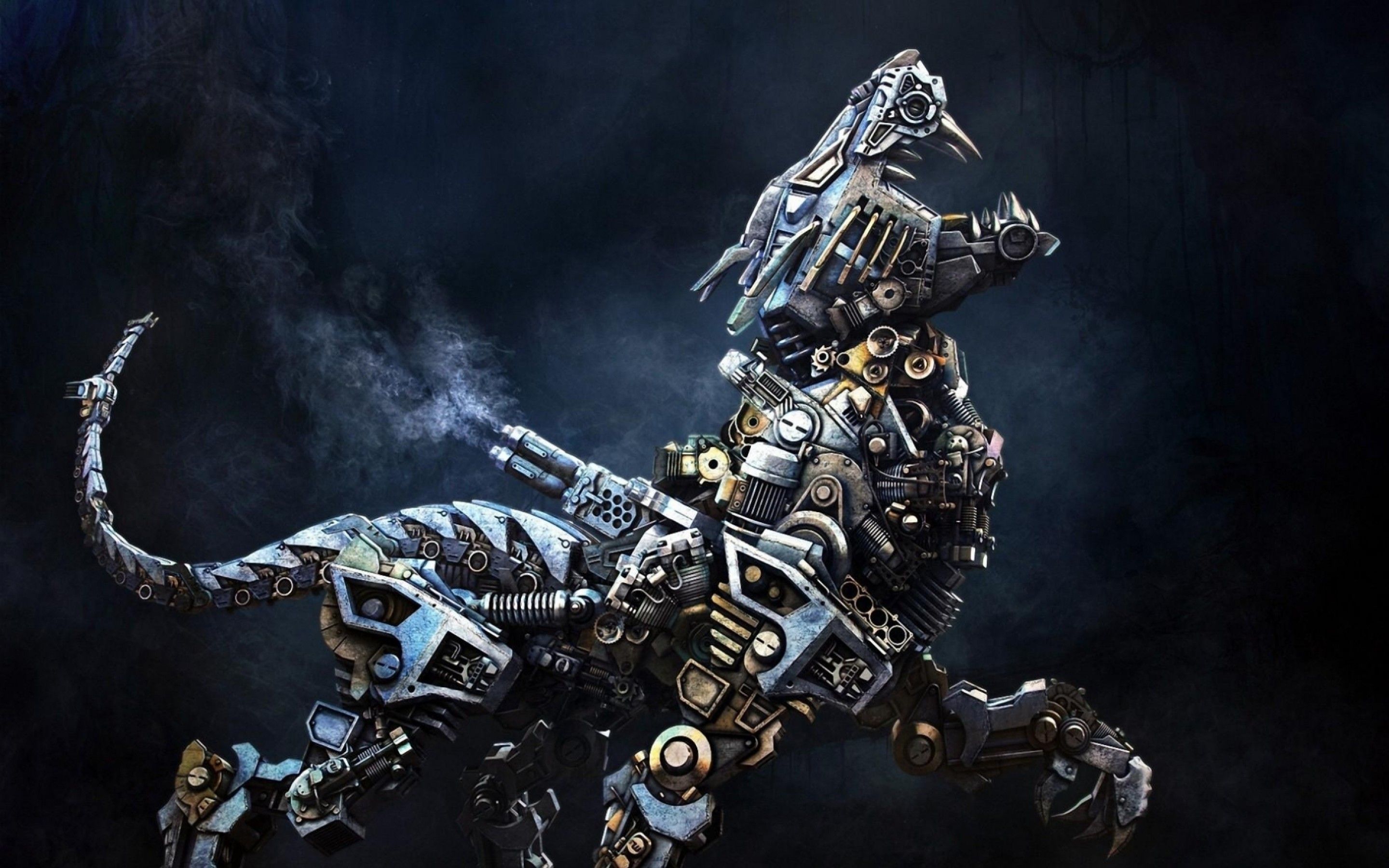 2880x1800 Robot HQ Wallpaper 09675